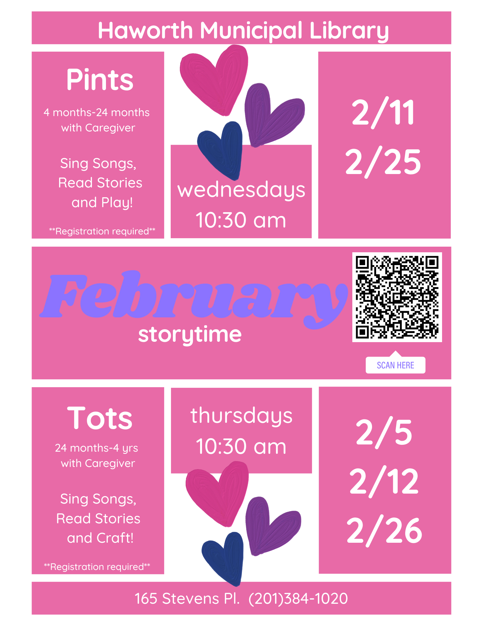 Tots Storytime and Craft(2-4 years)