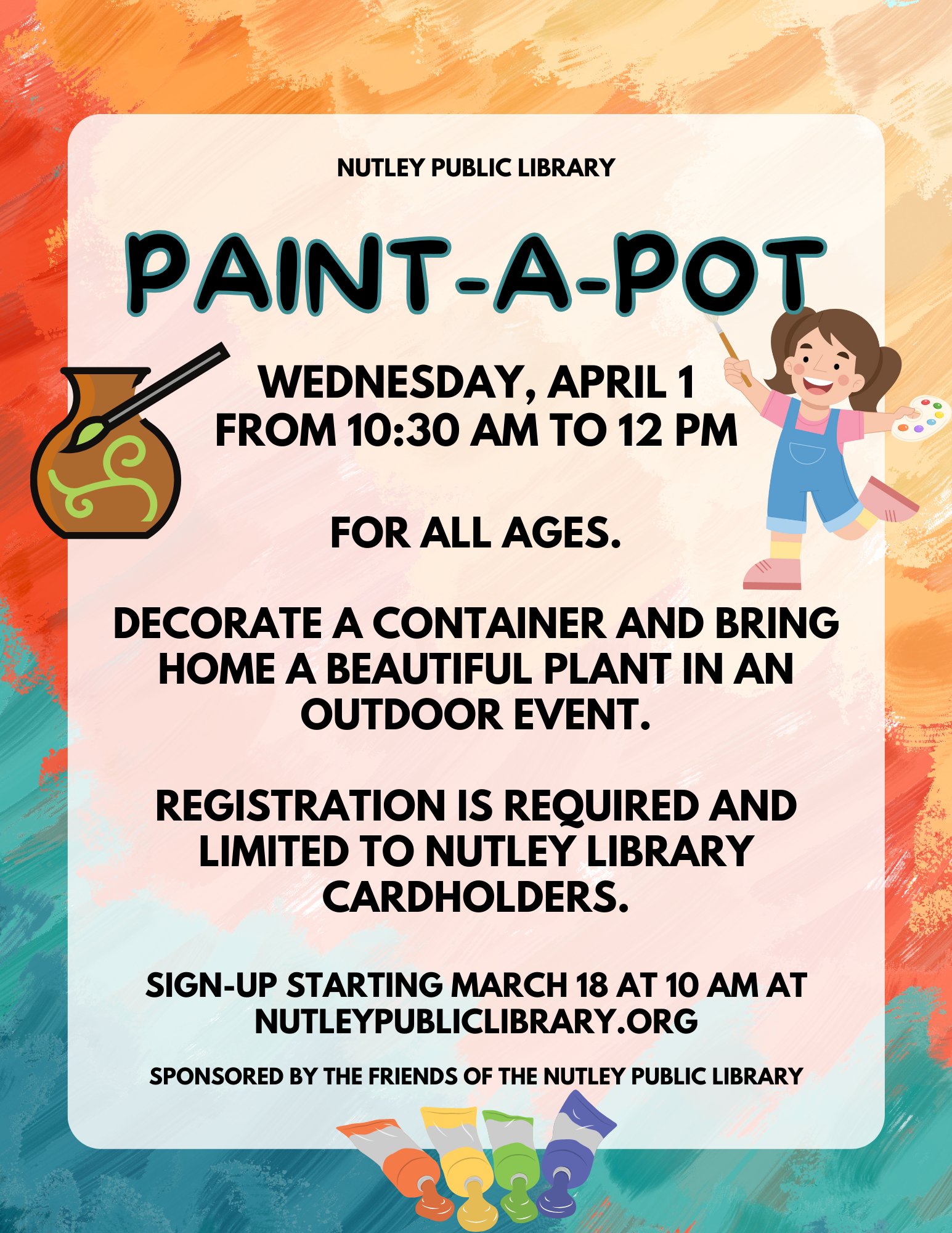 Paint-A-Pot / Plant-A-Flower (All Ages)