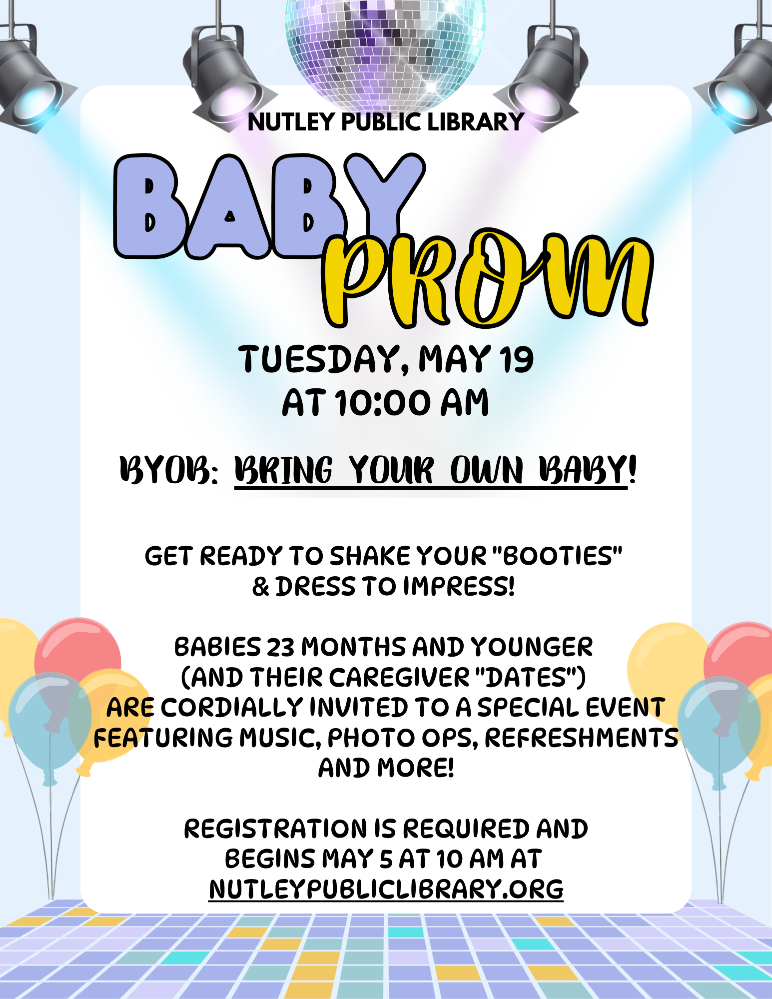 Baby Prom (23 Months & Under)