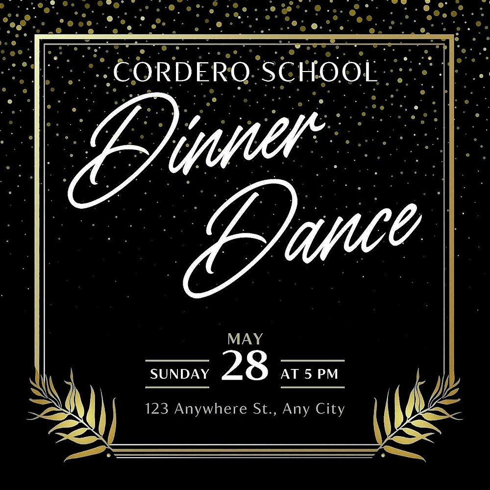 Cordero School's 15th Annual Dinner & Dance Fundraiser