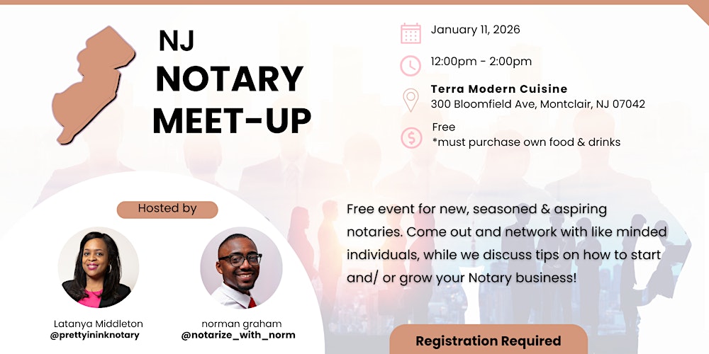 NJ Notary Meet-up