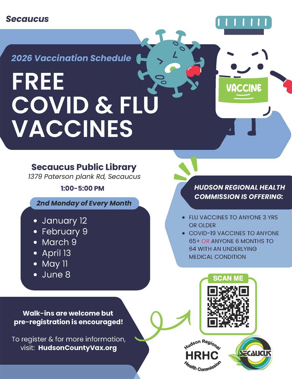 Free COVID and Flu Vaccine