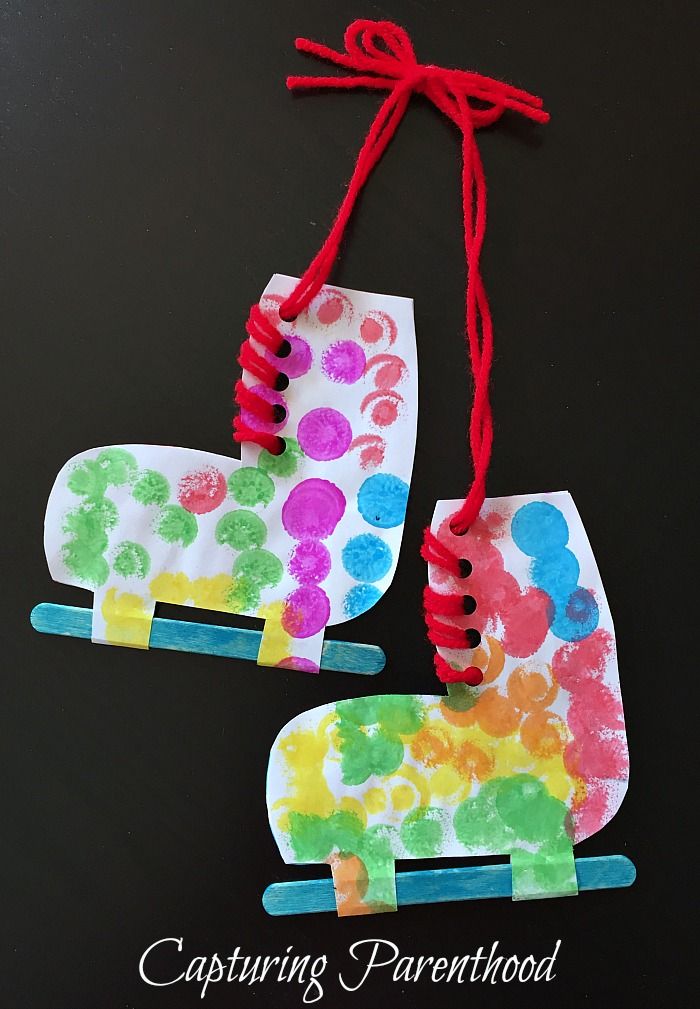 Kids Craft: Ice Skates