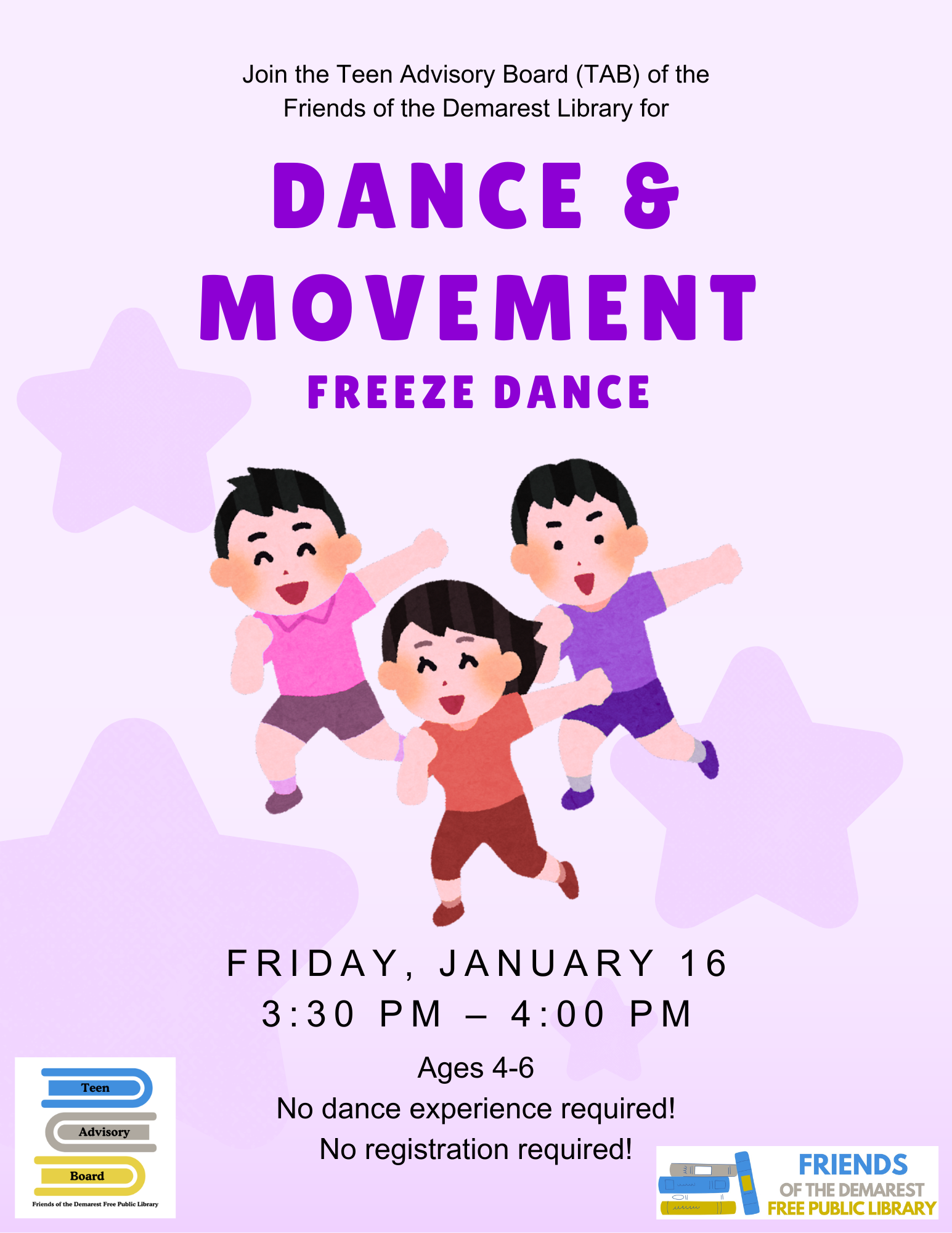 TAB Dance & Movement (Ages 4-6)