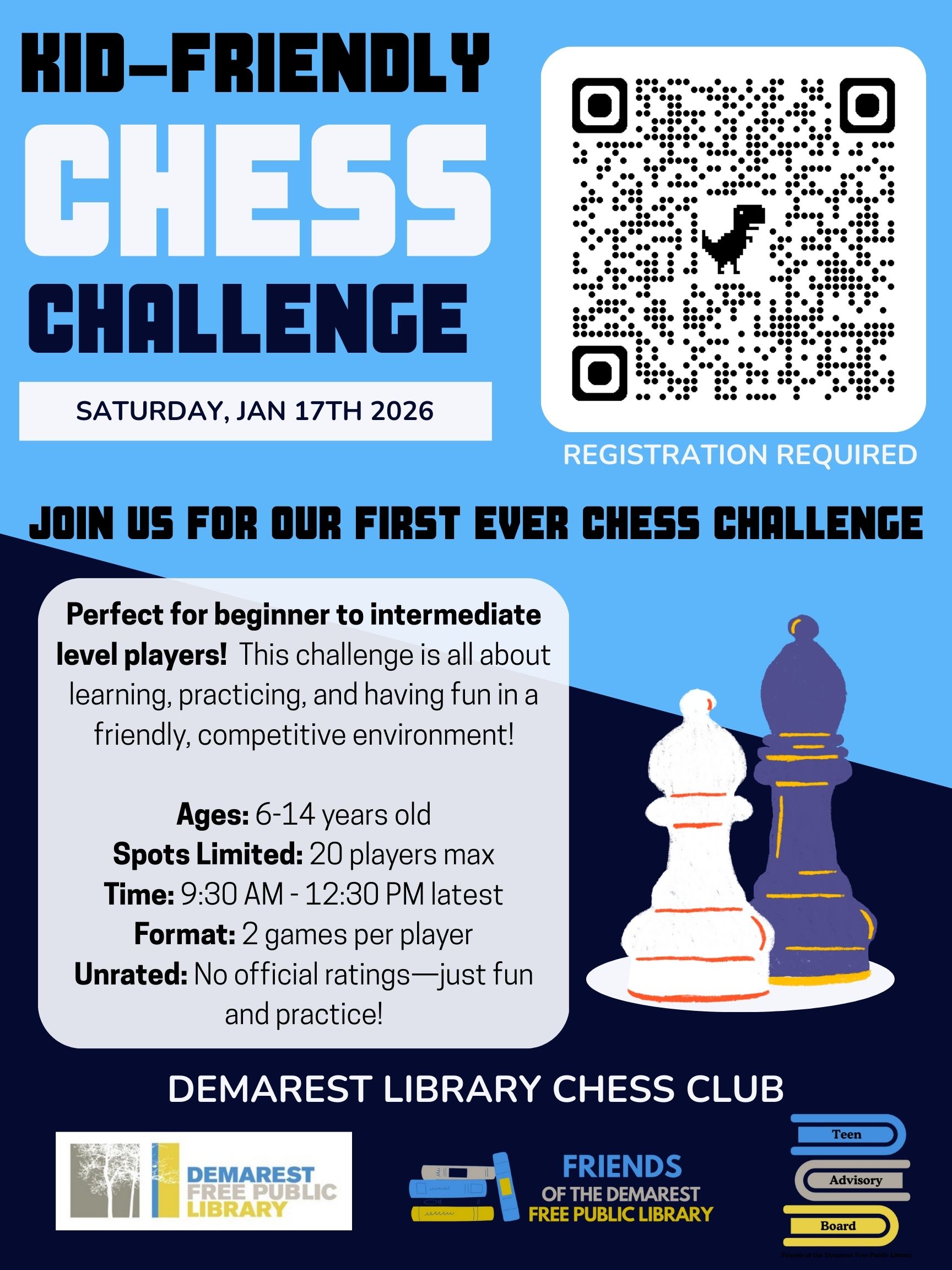 Kid-Friendly Chess Challenge (Ages 6+)