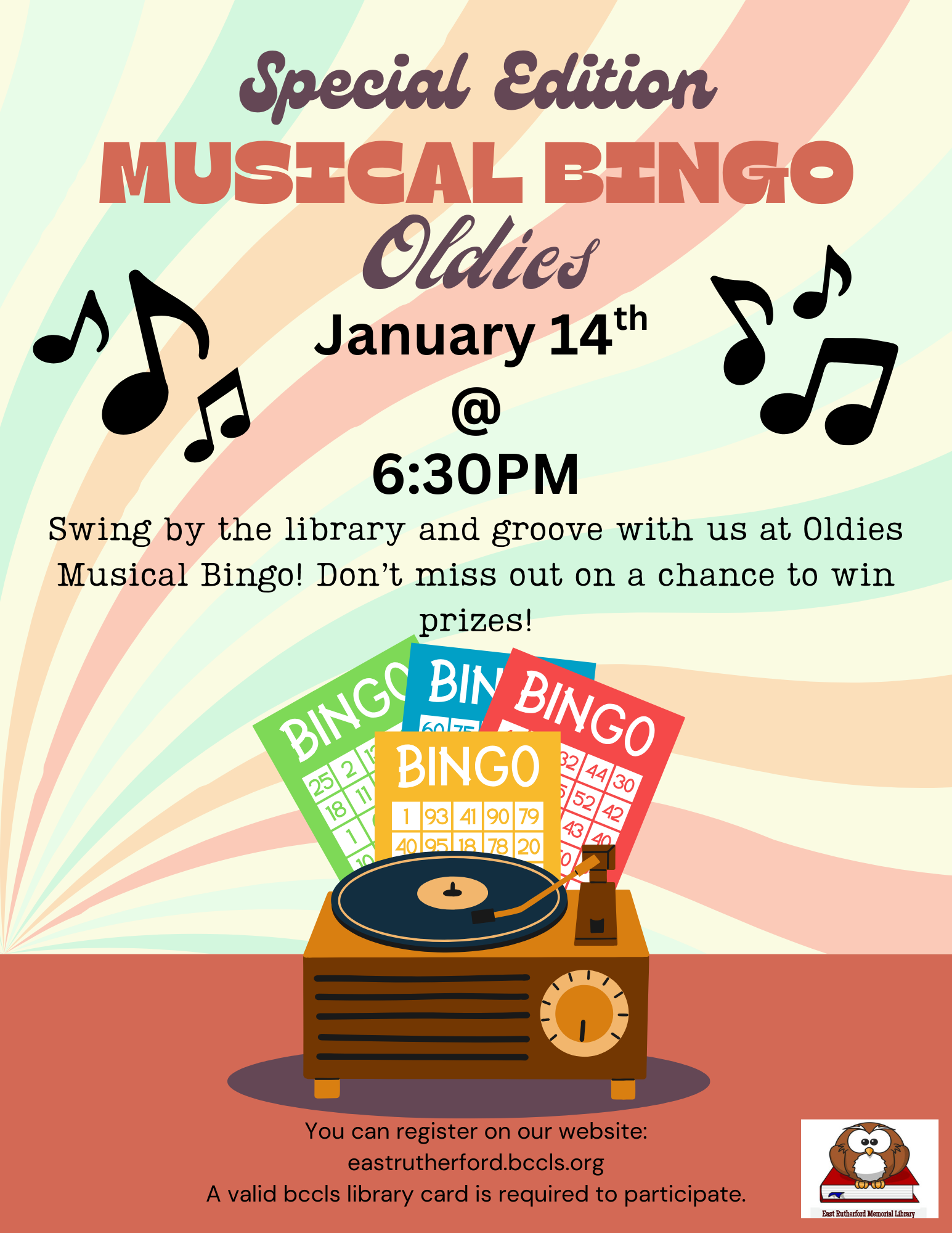 Musical Bingo - Oldies