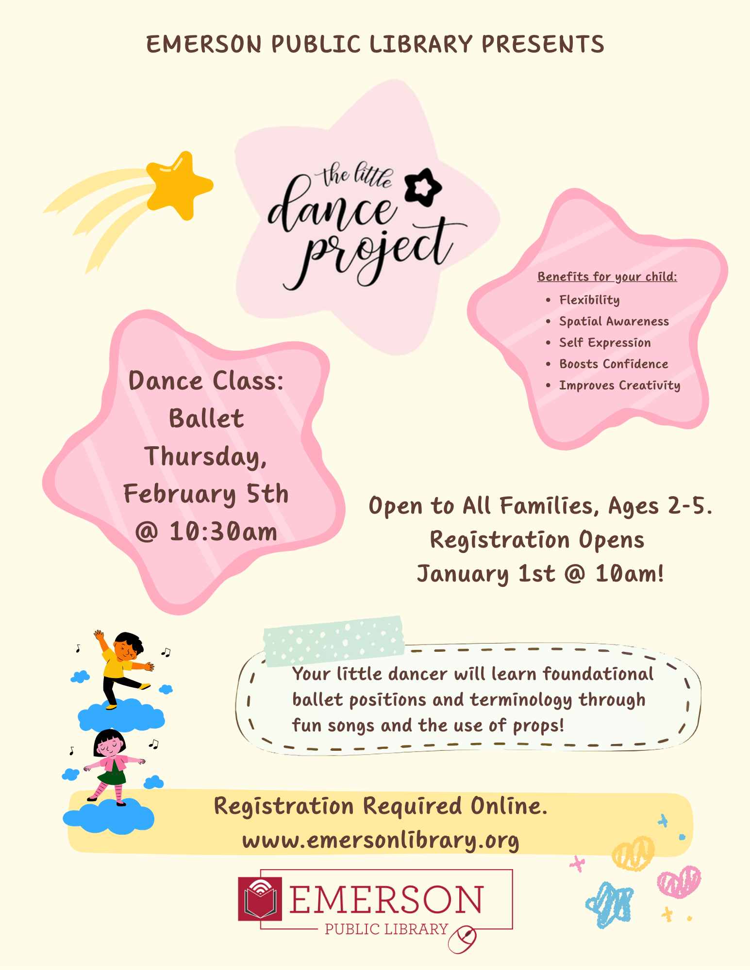 Little Dance Project: Ballet, Ages 2-5