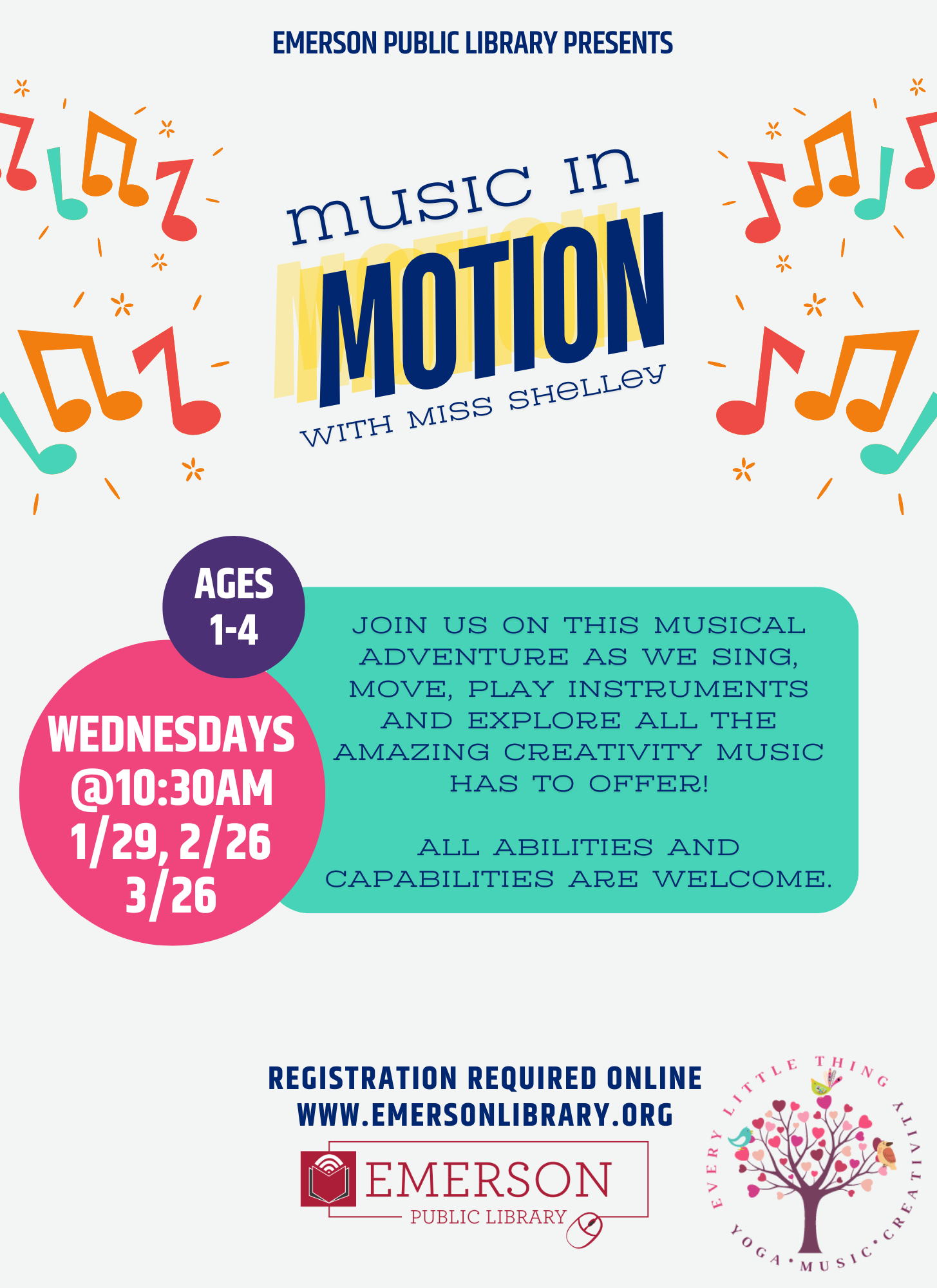 Music In Motion, Ages 1-4
