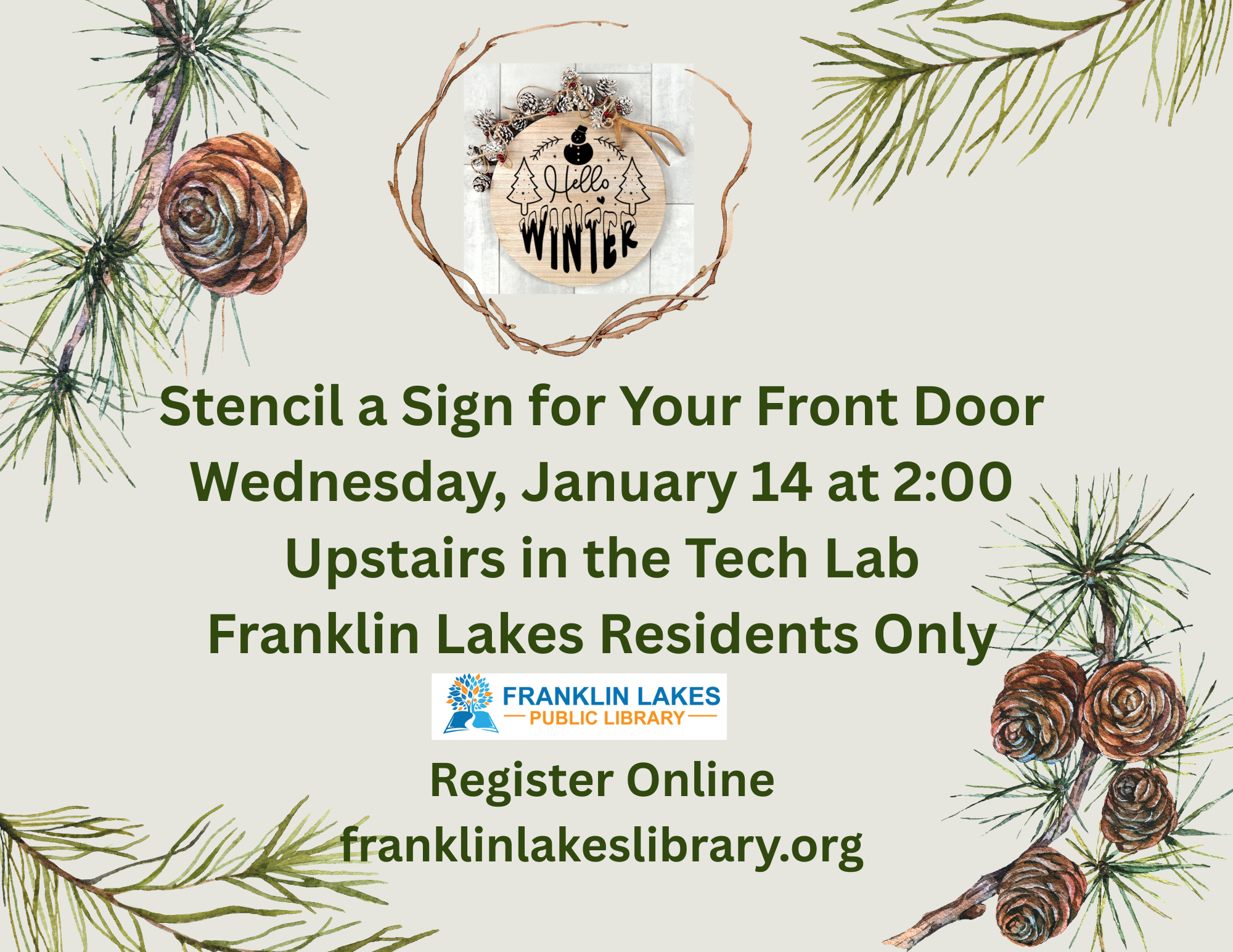 Make a Sign for Your Front Door