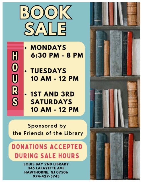 FRIENDS OF THE LIBRARY BOOK SALE IN LOFT