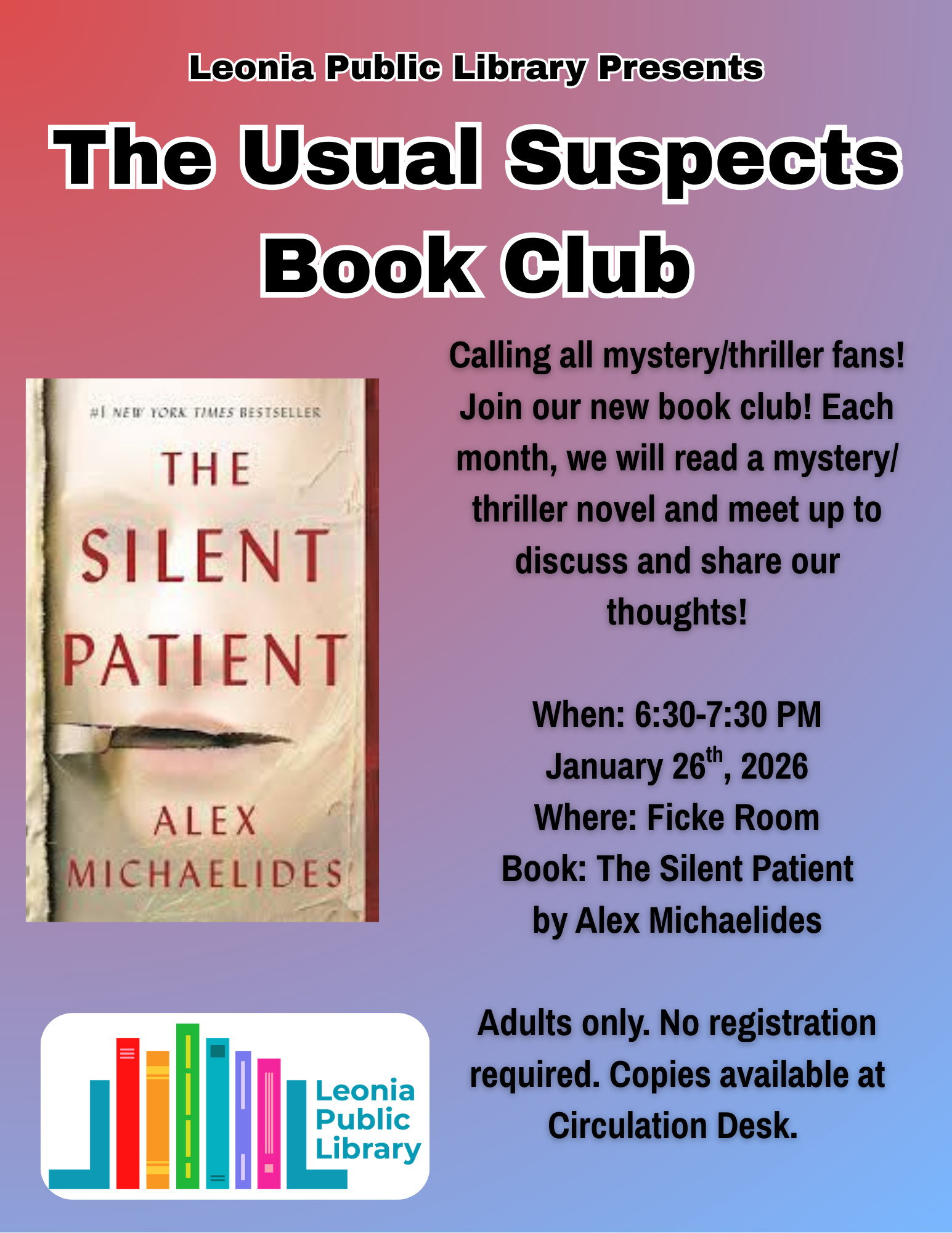 The Usual Suspects Book Club: The Silent Patient