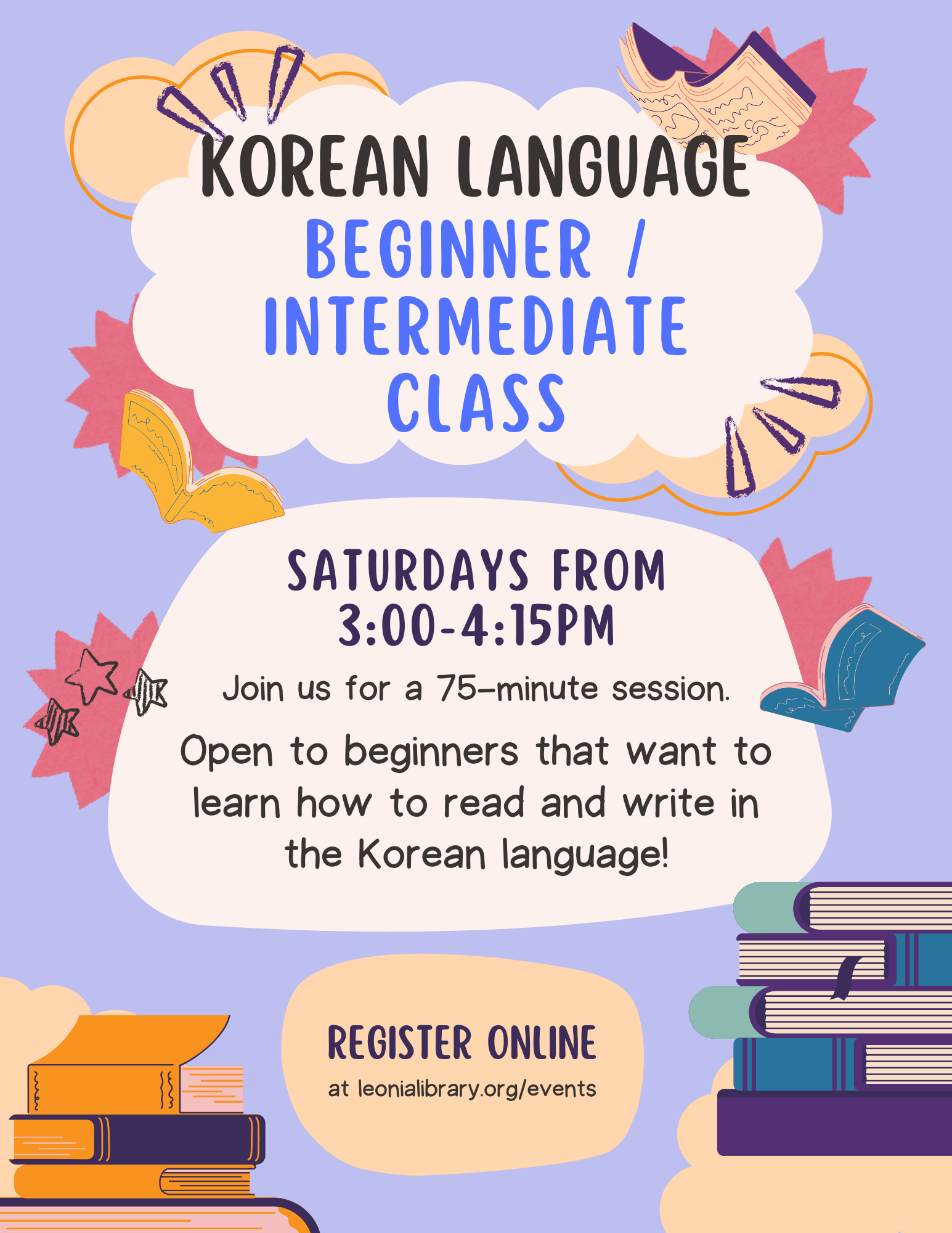 Korean Language Beginner/Intermediate Class
