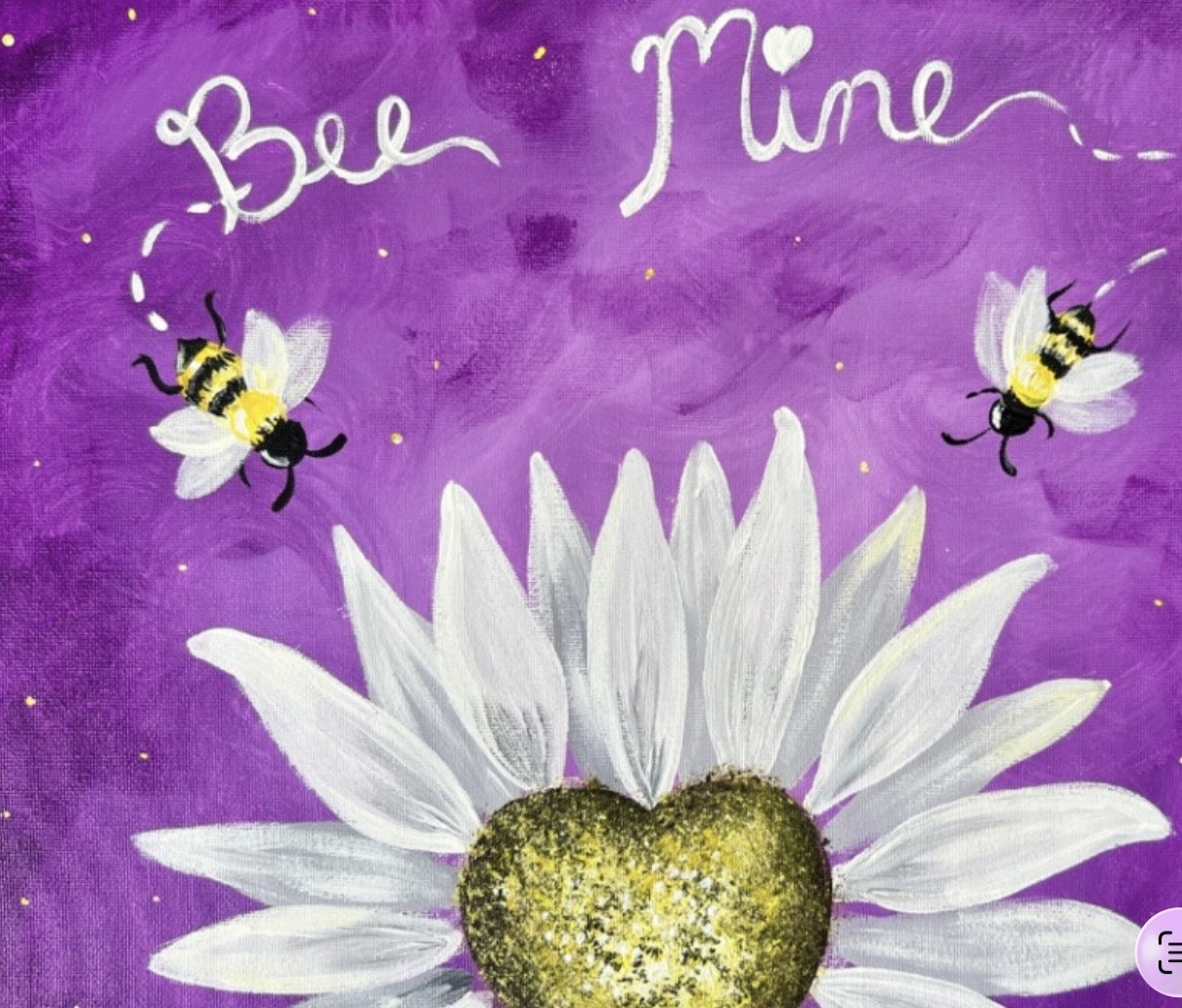 Bee Mine Canvas Painting