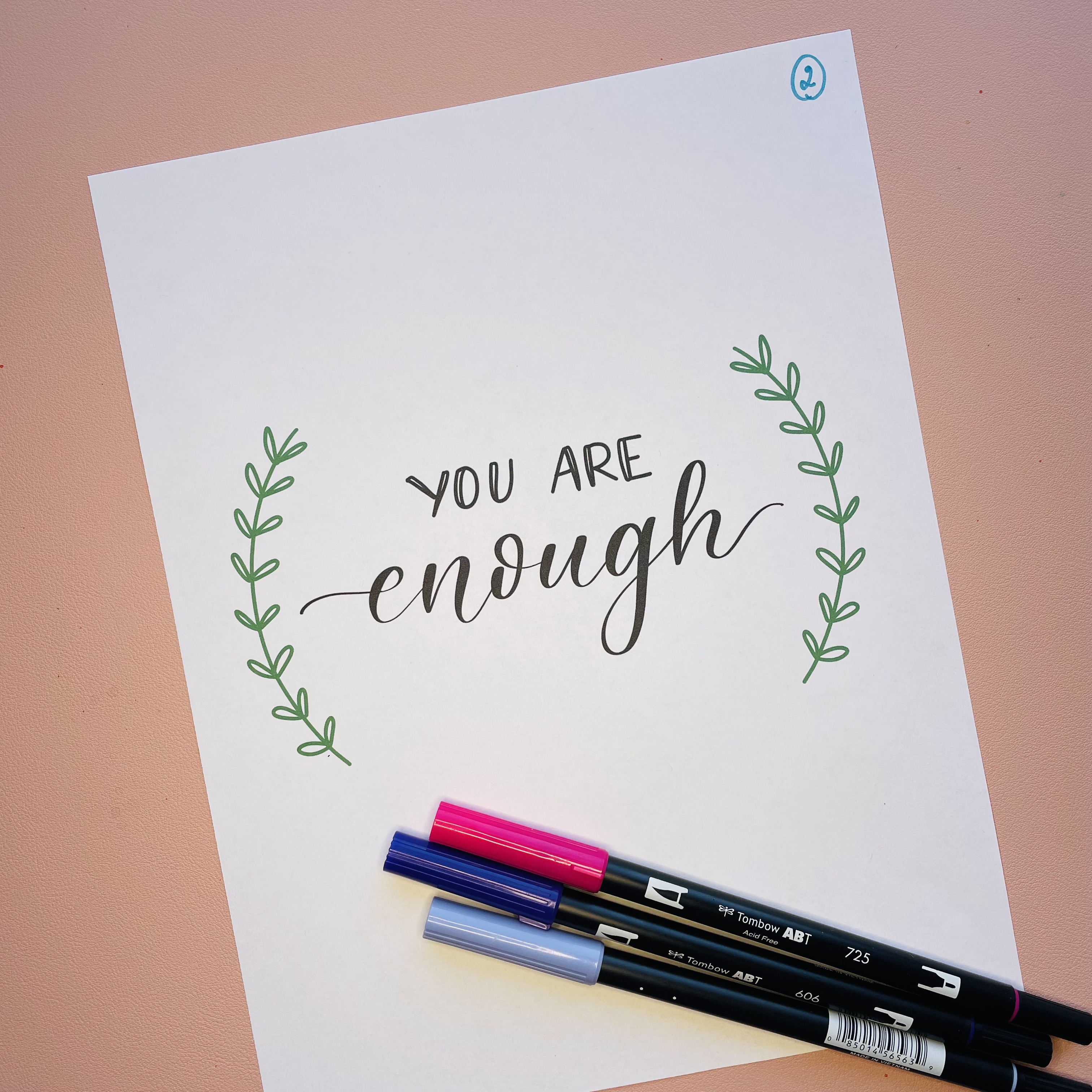 Modern Calligraphy Workshop for Adults