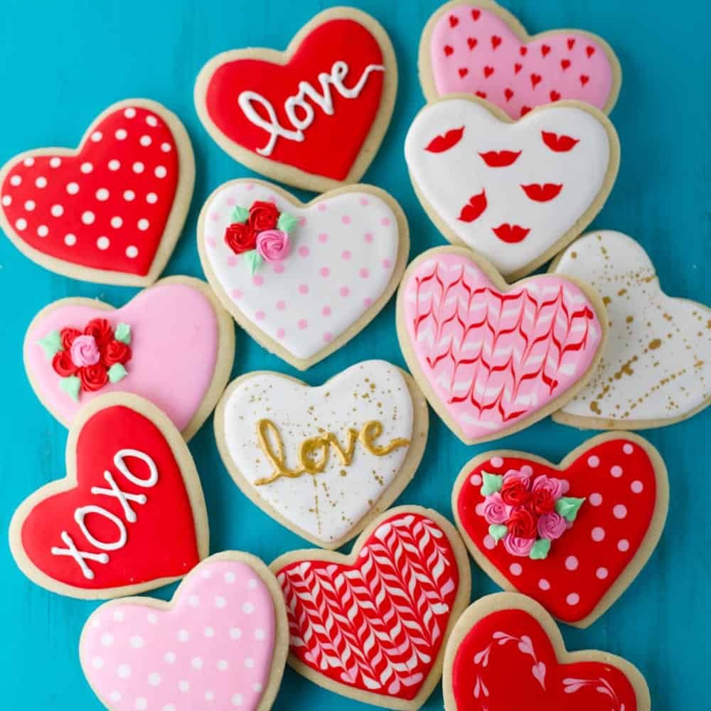Adult Valentine's Day Cookie Decorating
