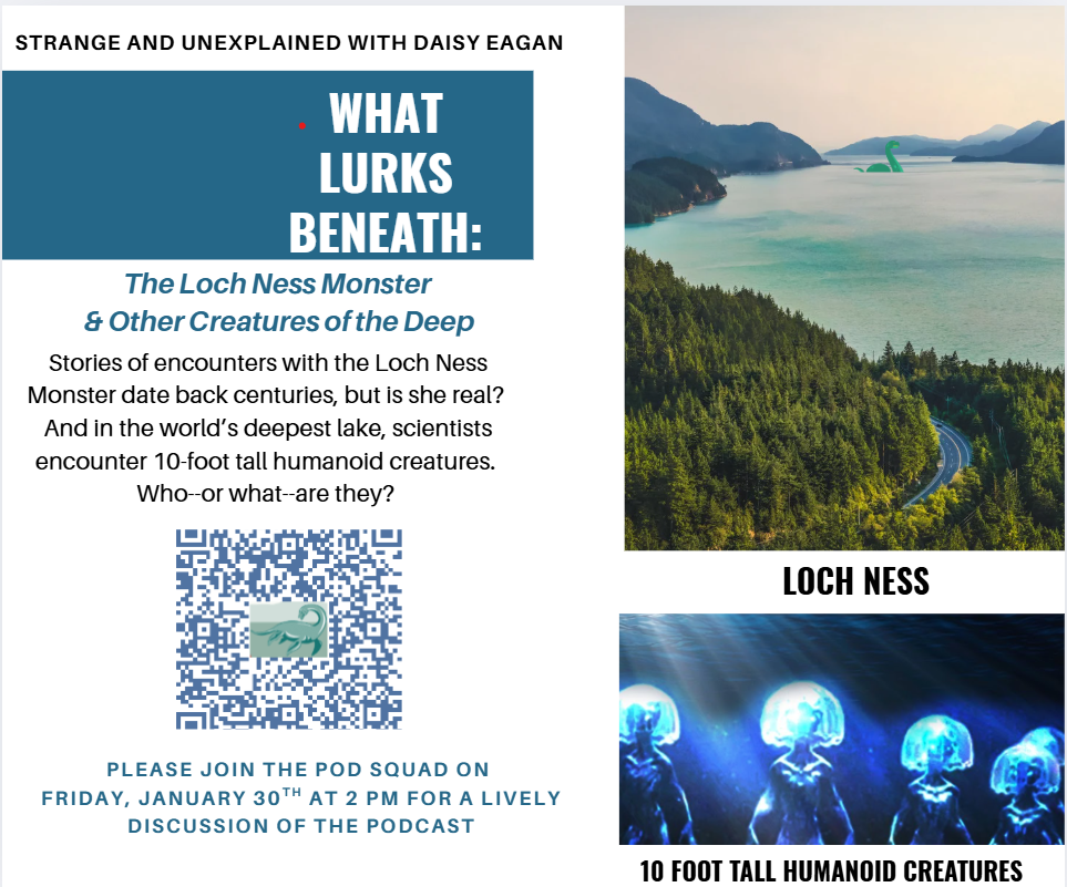 Podcast Discussion Group: What Lurks Beneath