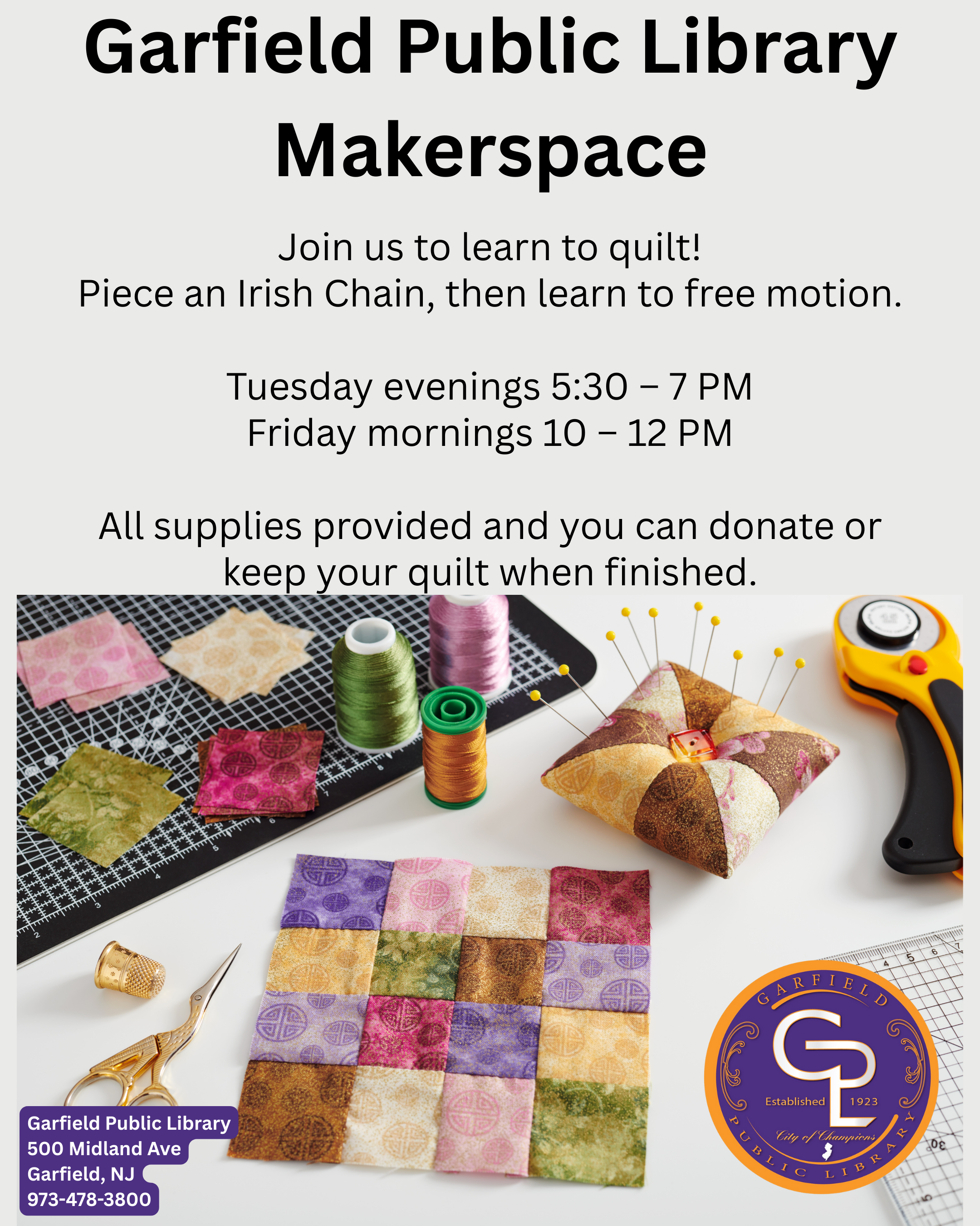 Makerspace - Quilting