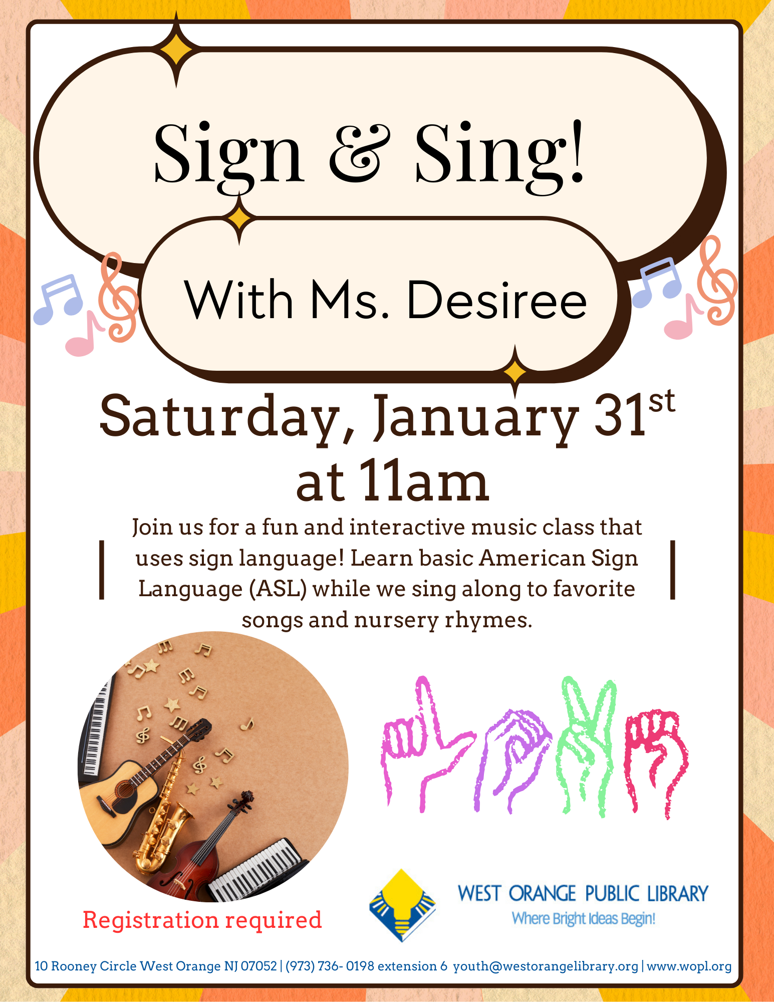 Sign & Sing with Ms. Desiree