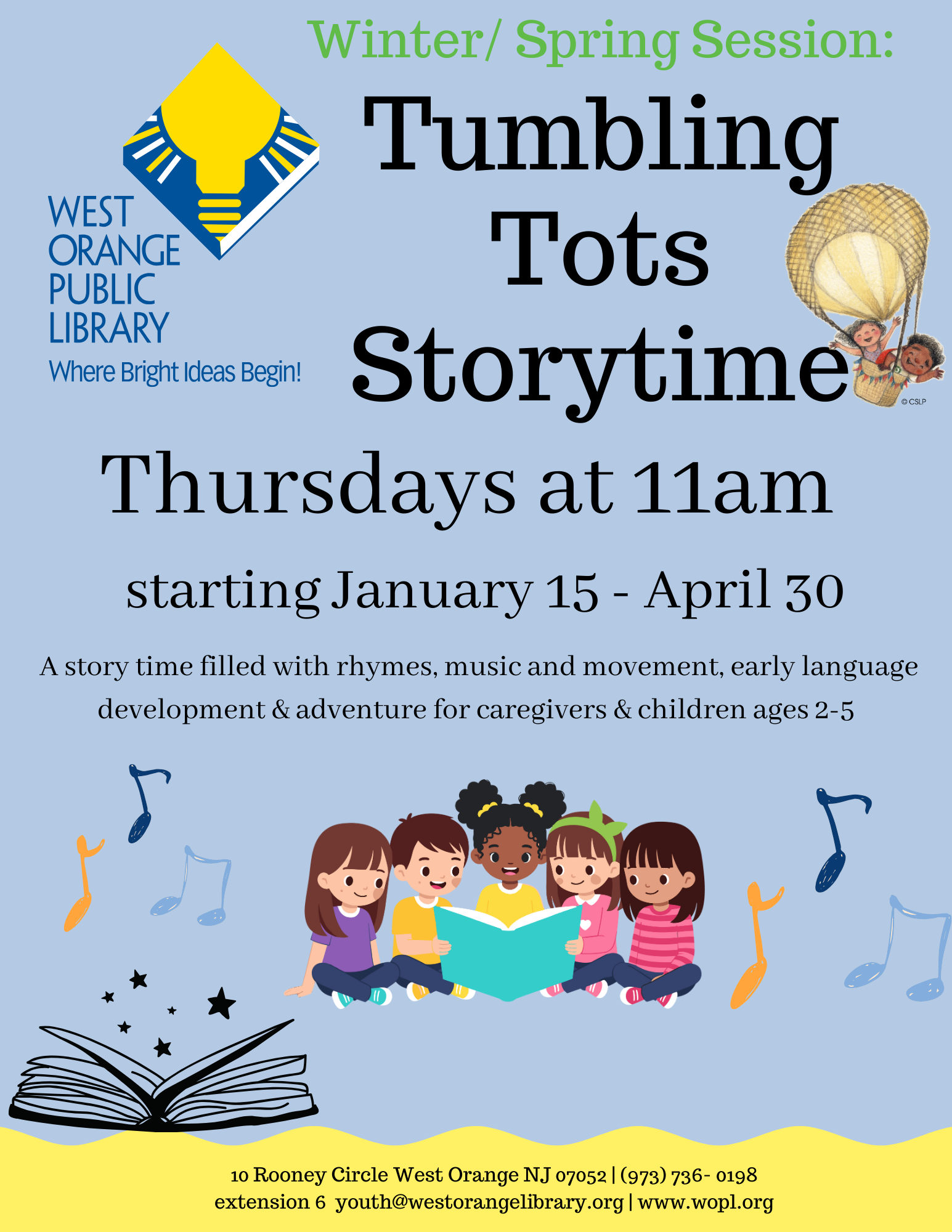 Tumbling Tots Storytime