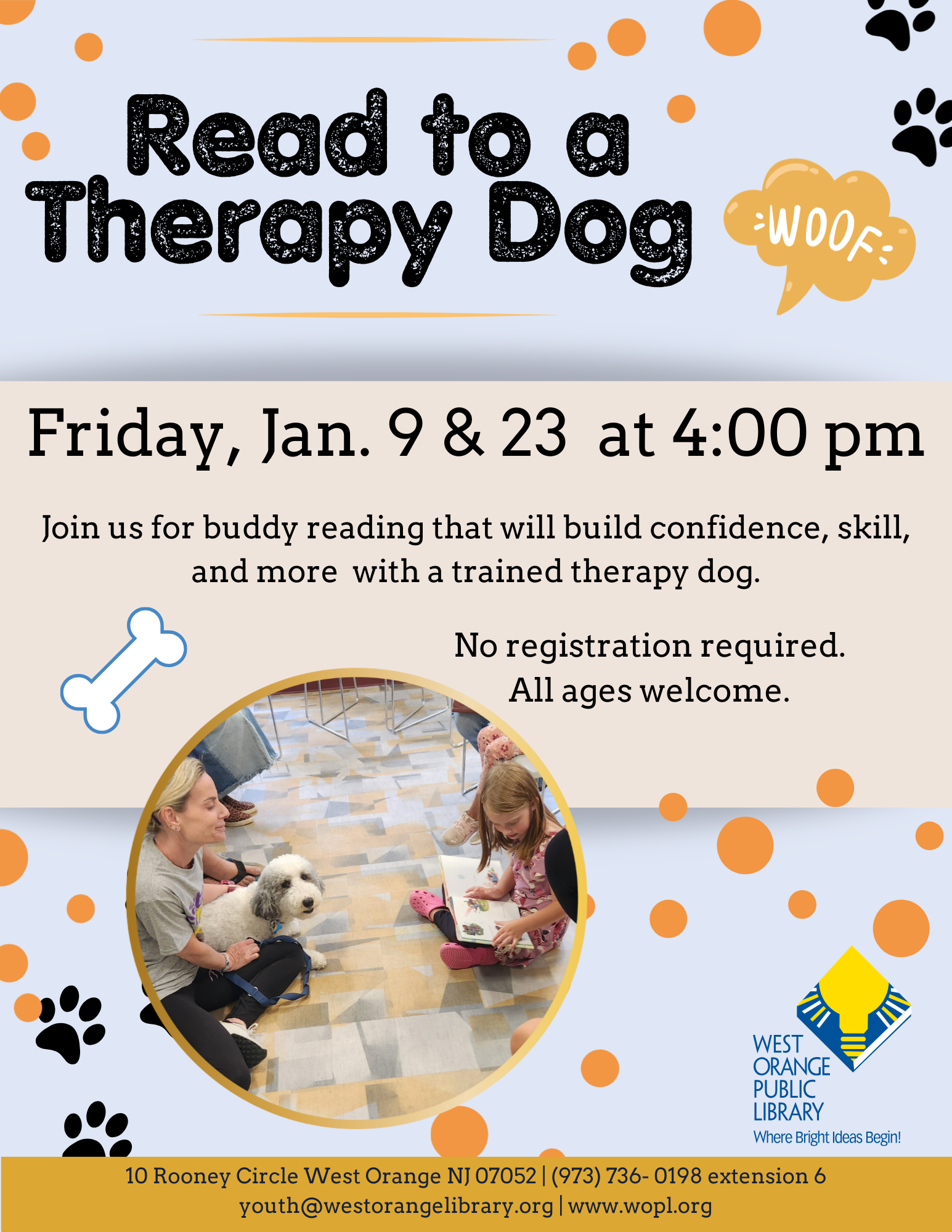 Read to a Therapy Dog