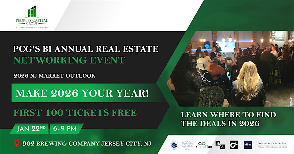 PCG's Bi-Annual Real Estate Networking Event: 2026 NJ Market Outlook