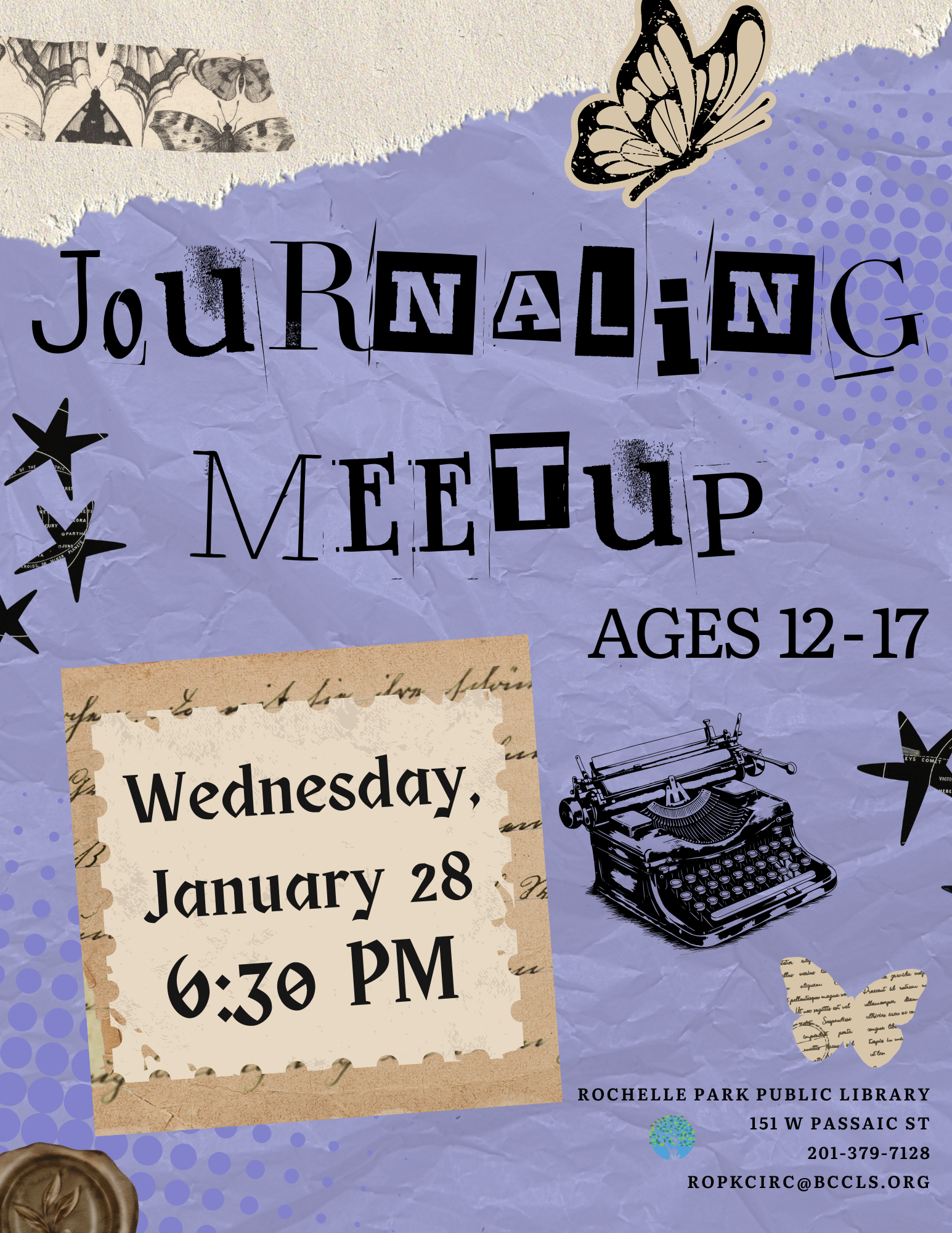 Journaling Meetup (Ages 12-17)