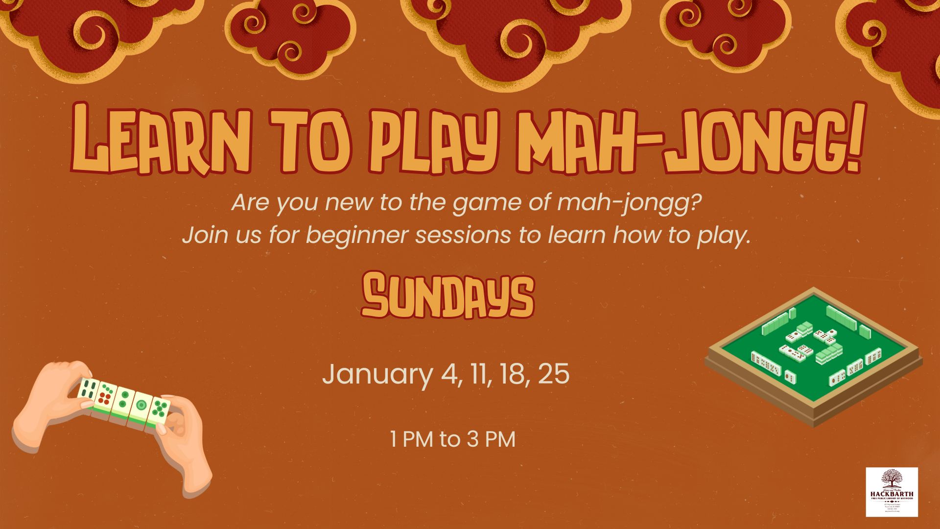 Mah-Jongg for Beginners Class