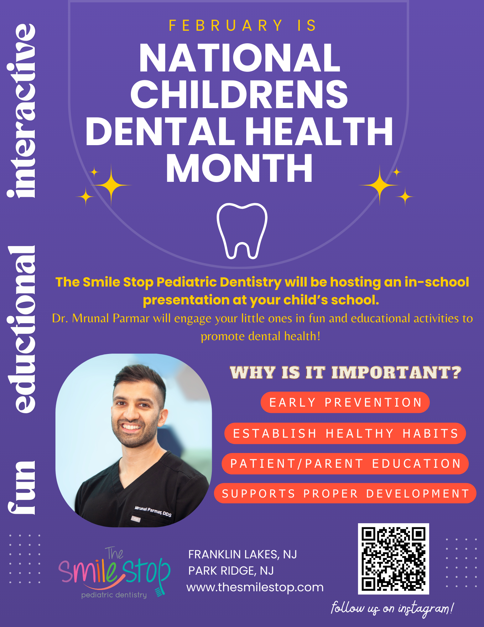 Dental Health Story Time with Dr. Parmar