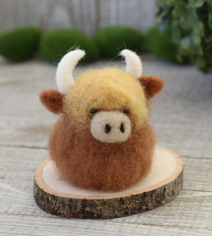**CLASS will be held at the OFFICE OF EMERGENCY MANAGEMENT**Felting Class: Felt a Highland Cow