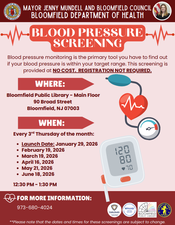 Free Blood Pressure Screenings