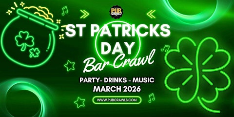 Jersey City St. Patrick's Day Weekend Bar Crawl 2026