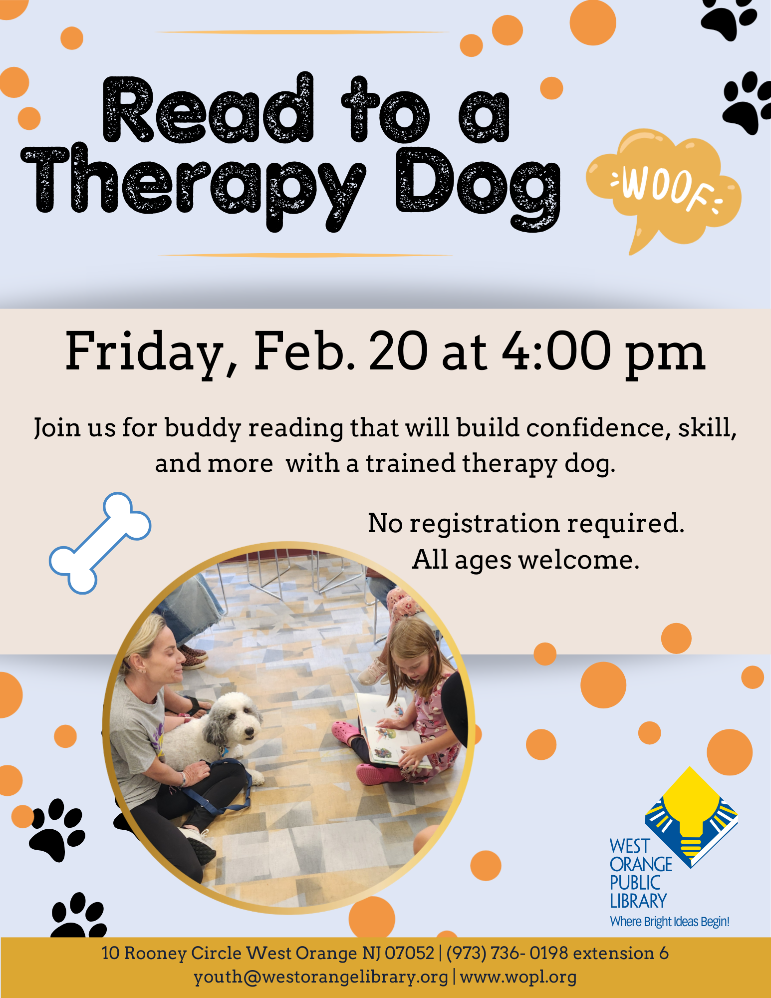 Read to a Therapy Dog