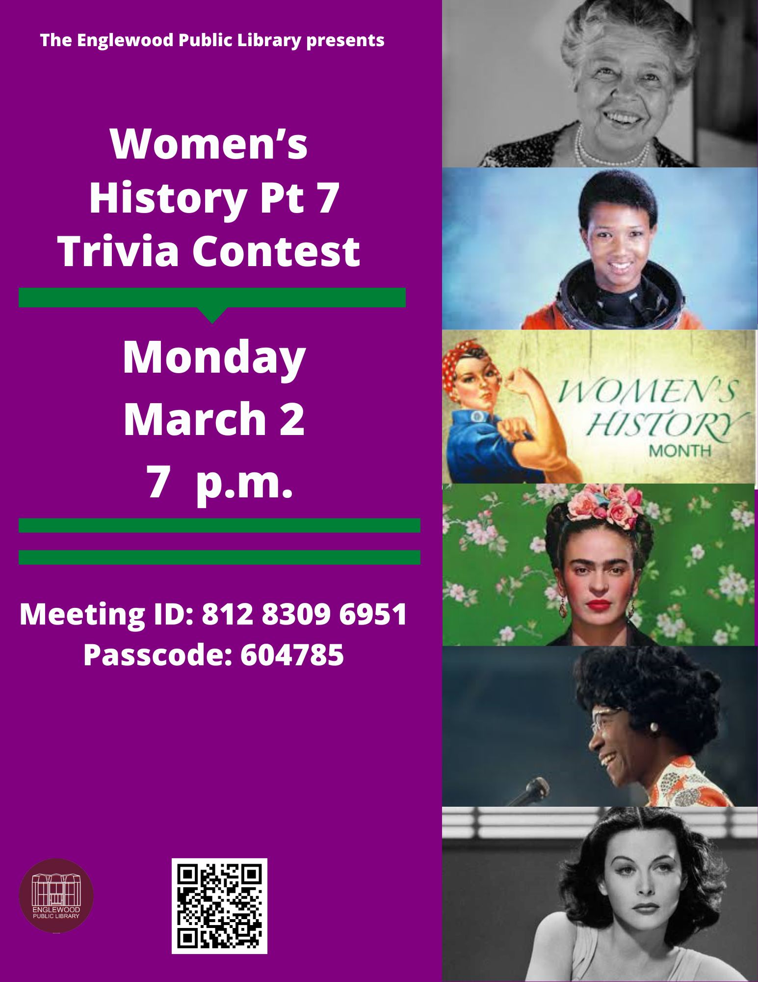 Women's History Trivia Contest Pt 7
