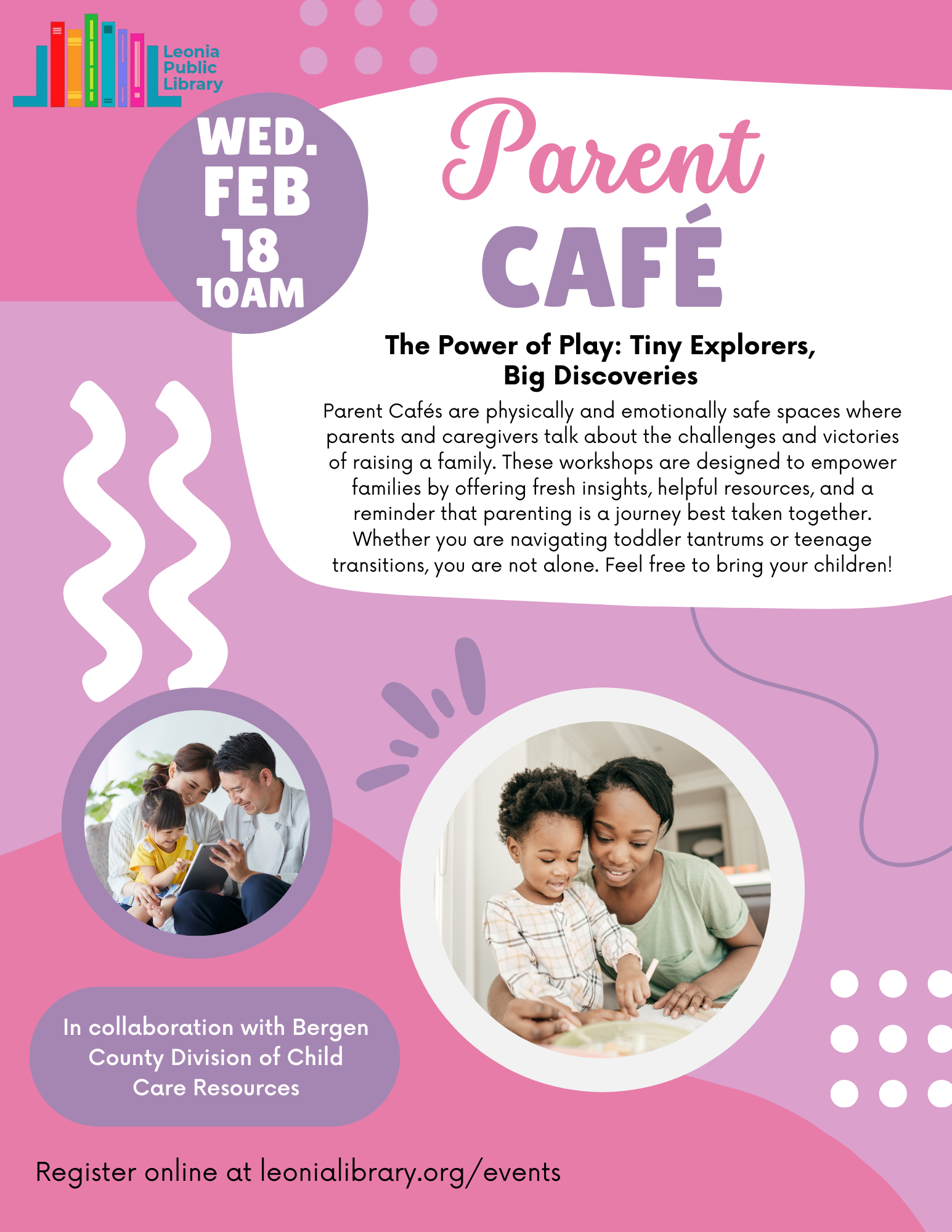 Parent Café - The Power of Play: Tiny Explorers, Big Discoveries