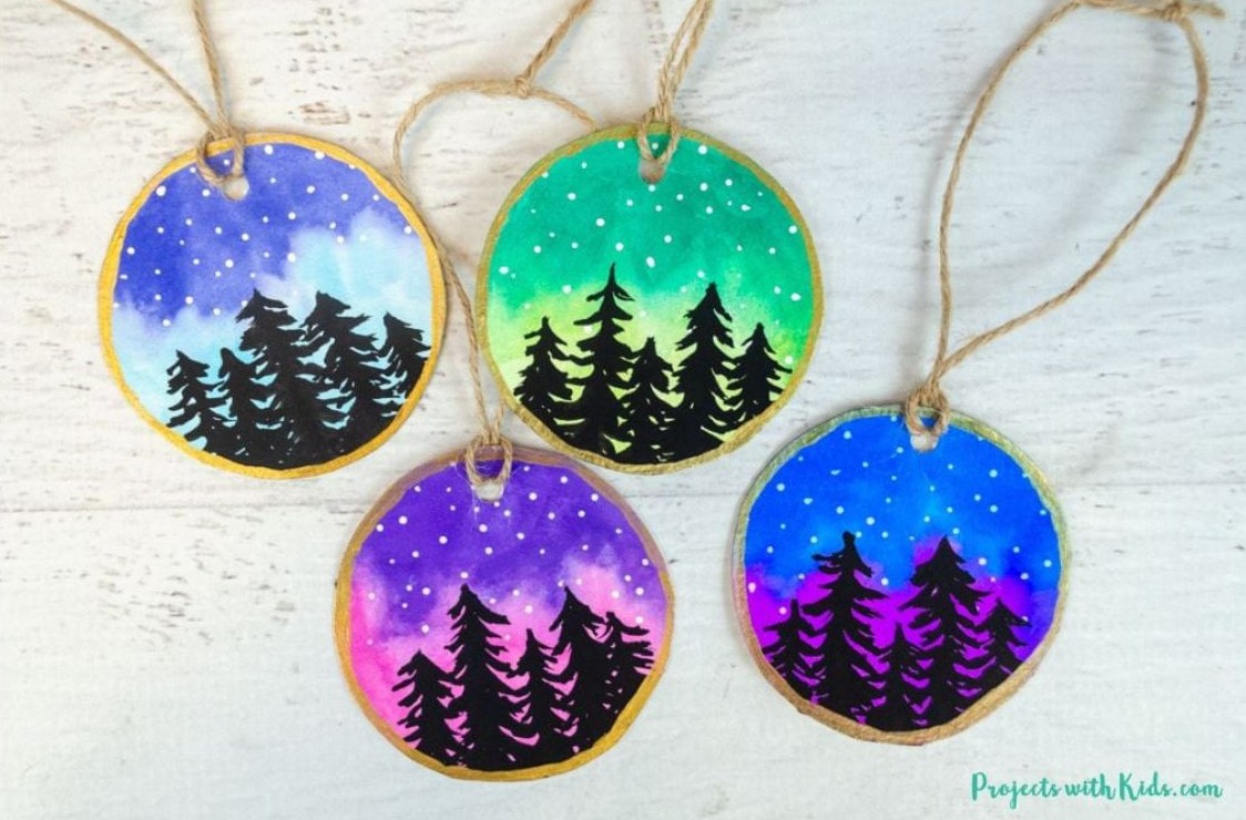 Adult Craft - Aurora Ornaments