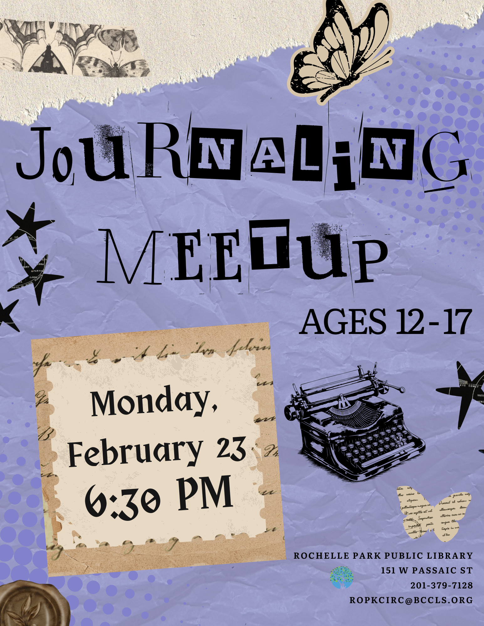 Journaling Meetup (Ages 12-17)