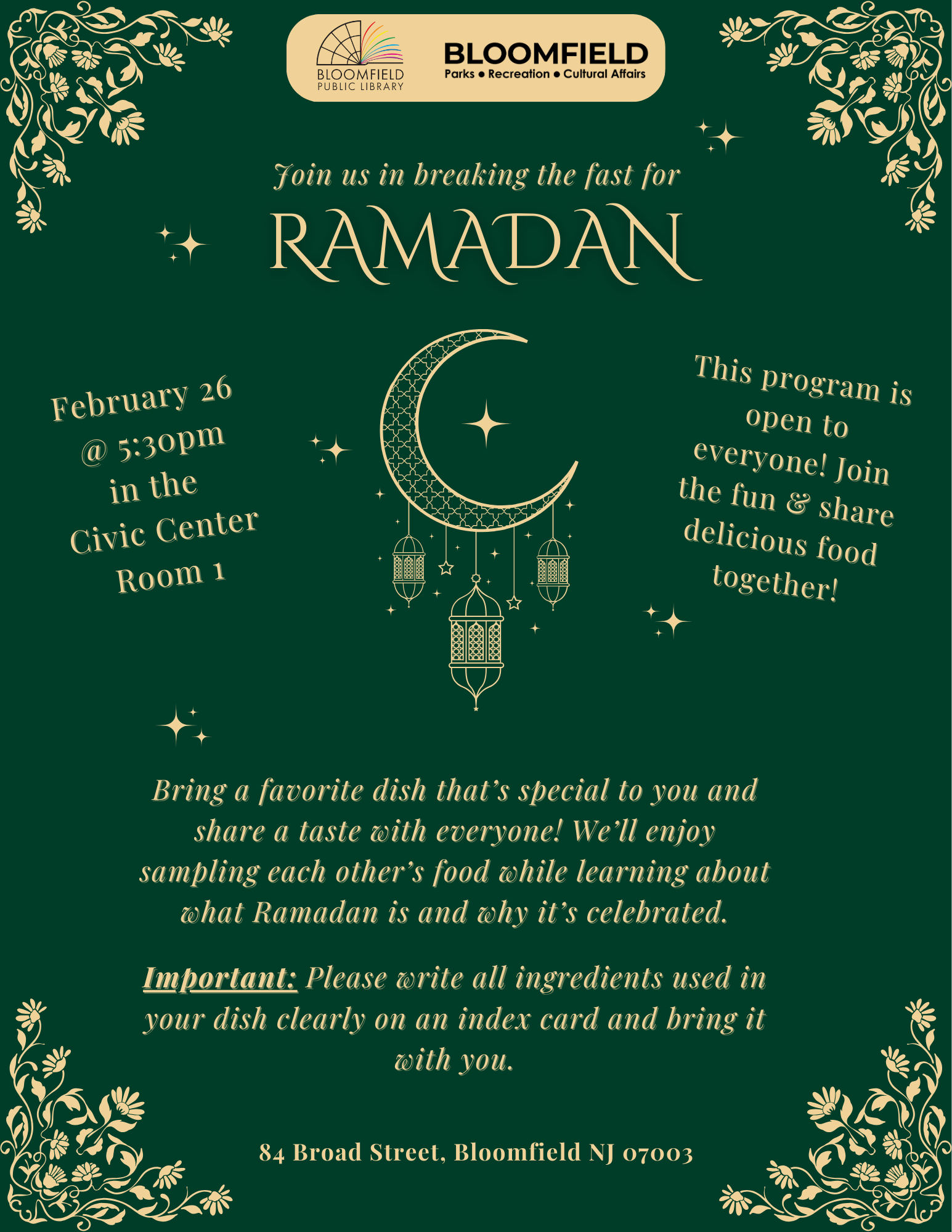 Celebration of Ramadan