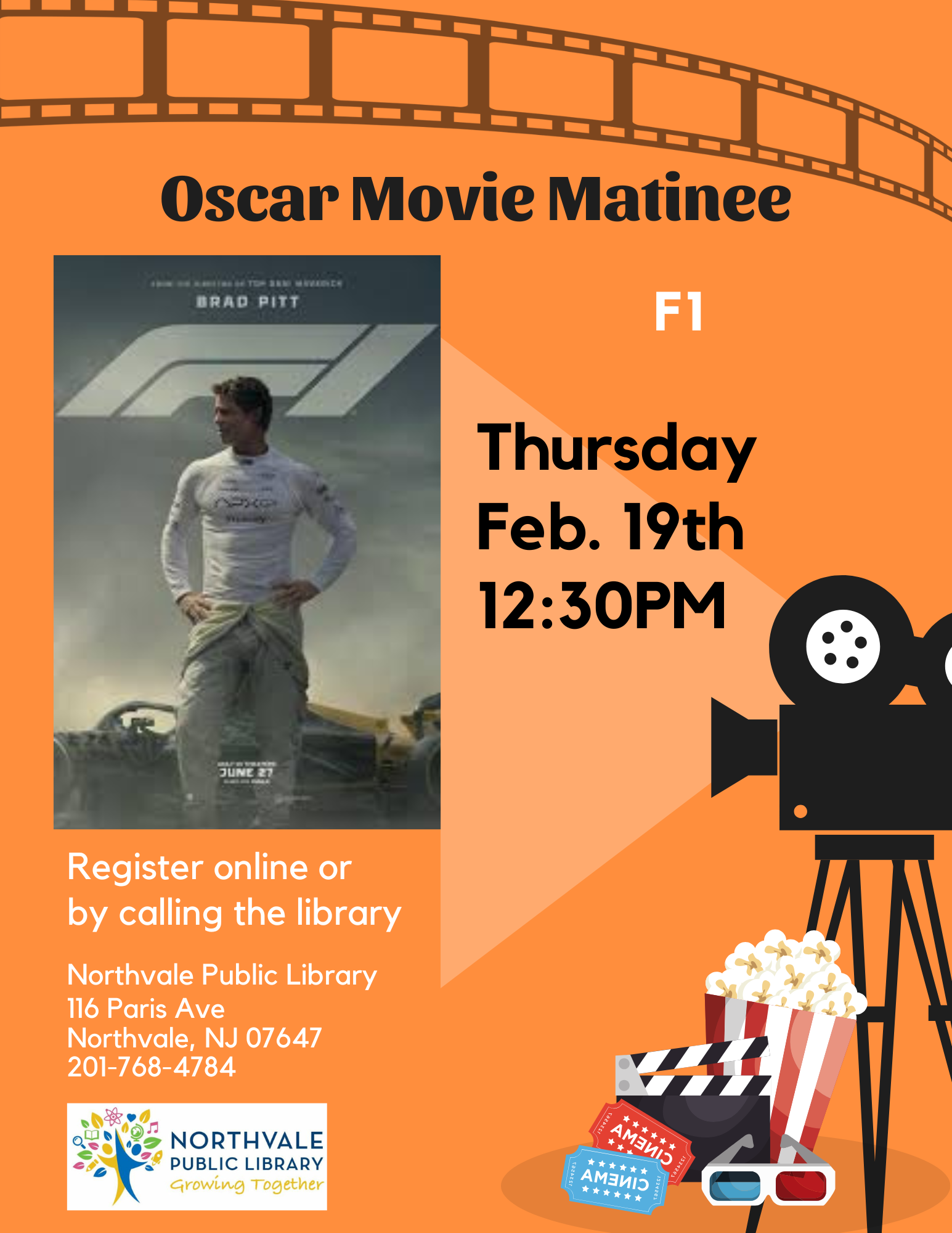 Oscar Movie Matinee: F1