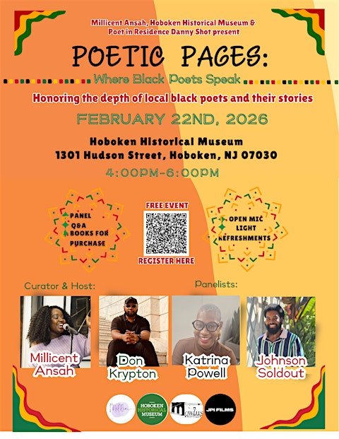 Poetic Pages: Where Black Poets Speak: 2.22. 2026