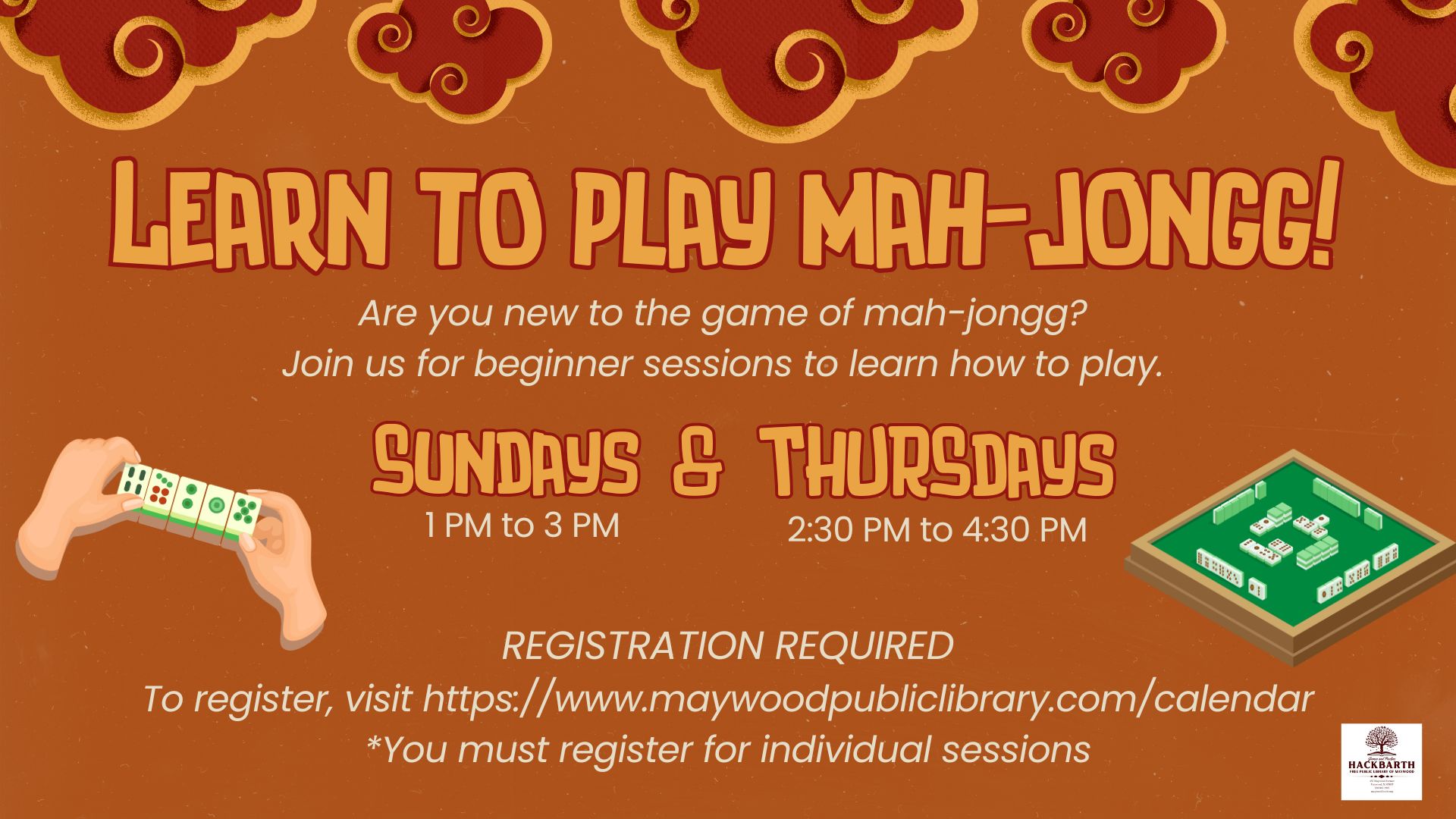 Mah-Jongg for Beginners Class
