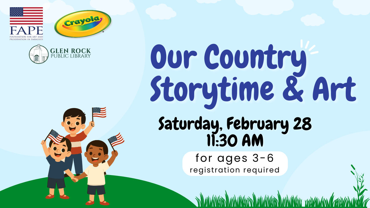 Our Country Storytime & Art for ages 3-6