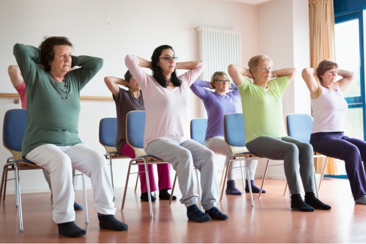 Mixed Chair/Standing Exercises