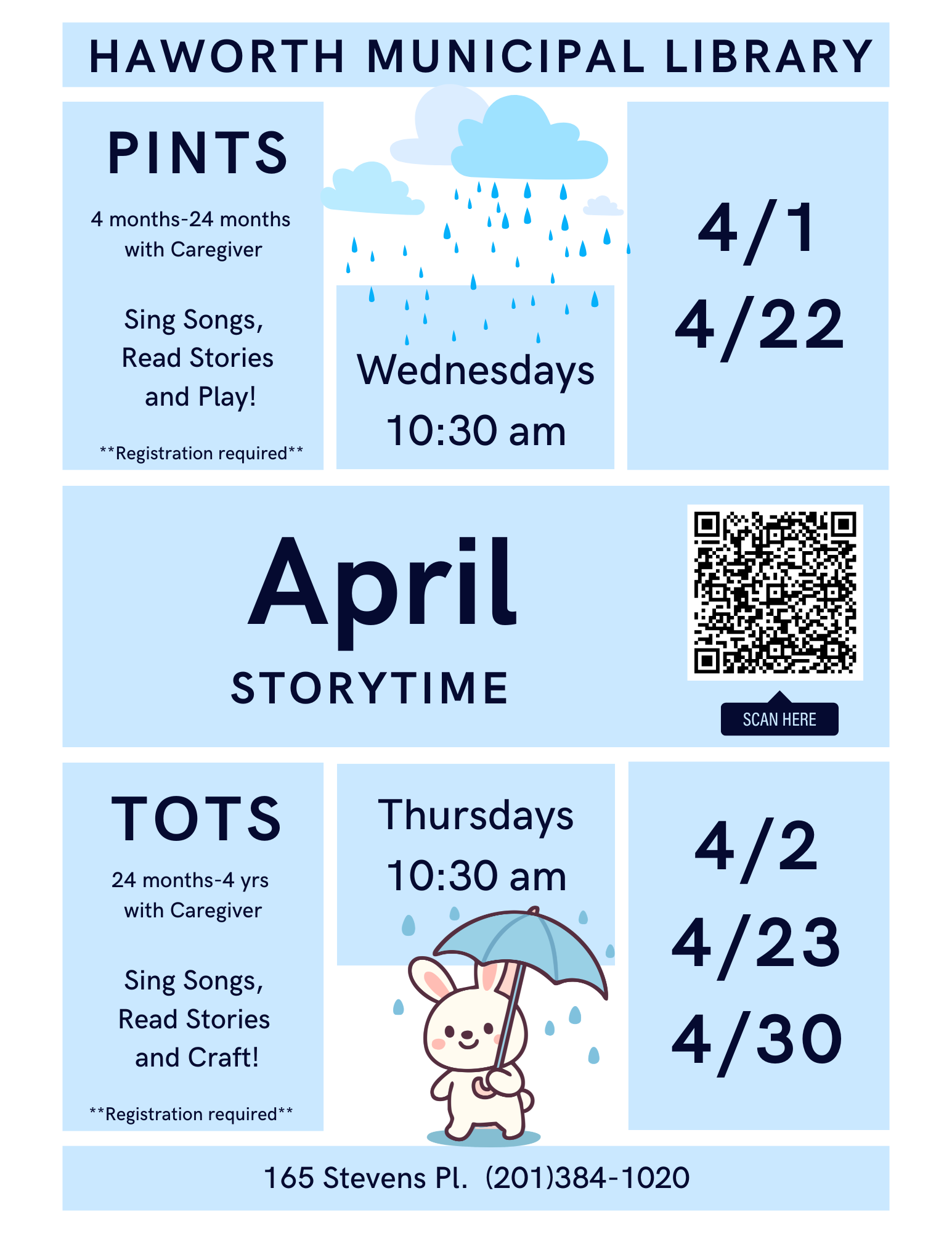 Tots Storytime and Craft(2-4 years)