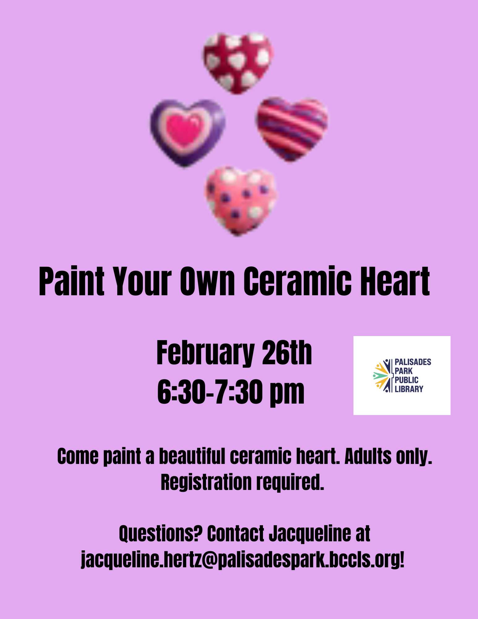 Paint Your Own Ceramic Heart