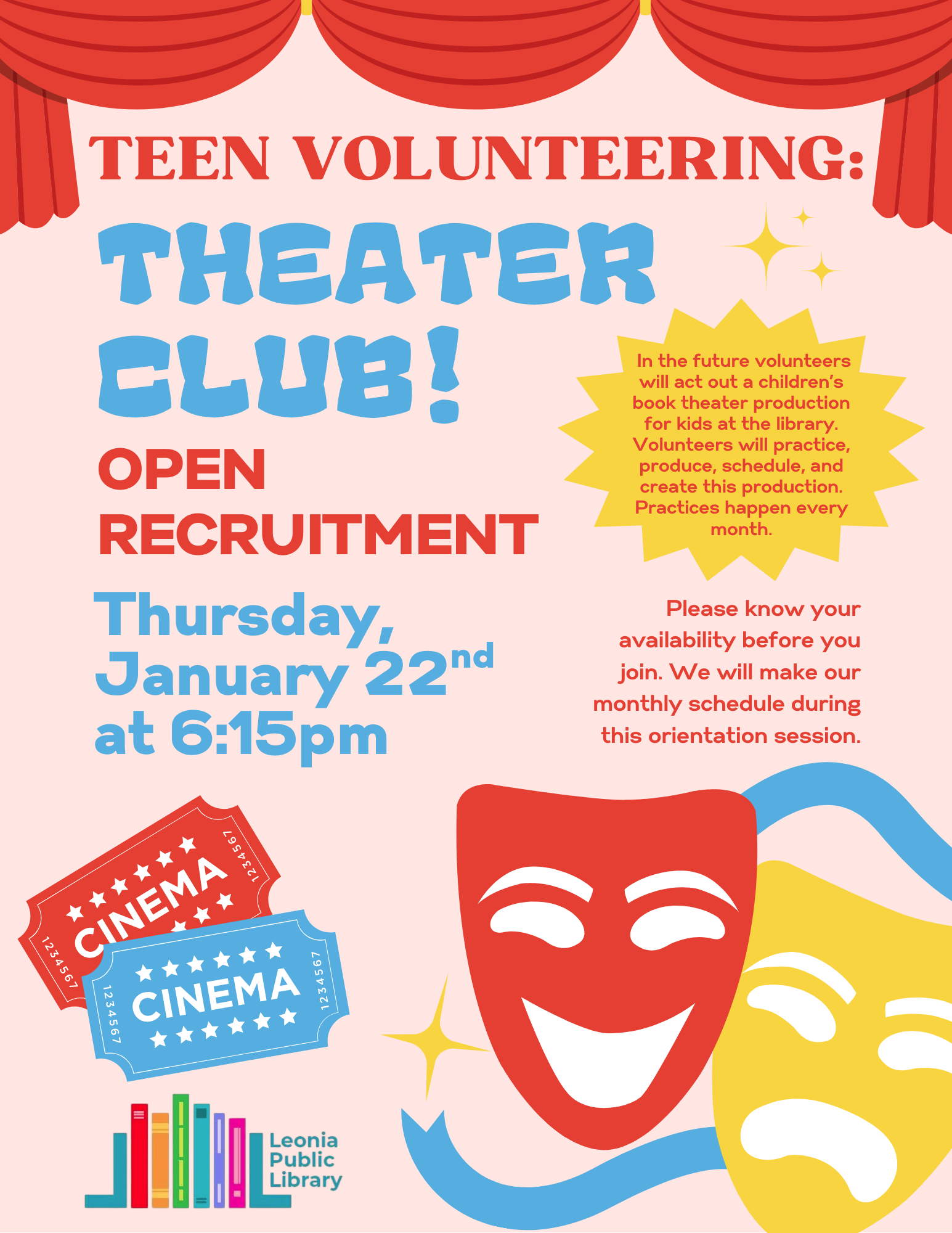 Teen Volunteering: Theater Club
