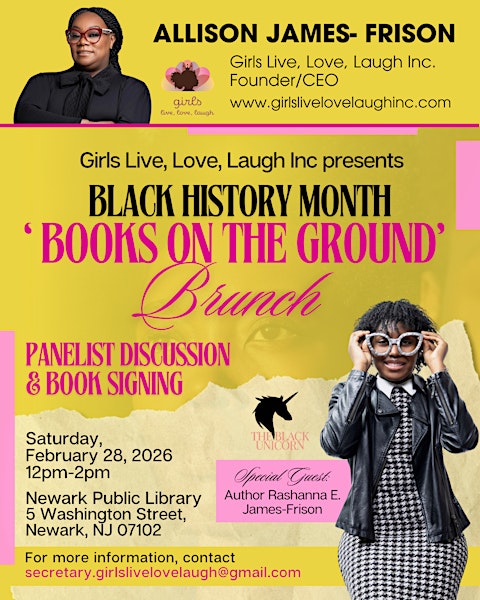 'Books on The Ground ' Brunch with Author Rashanna E. James - Frison