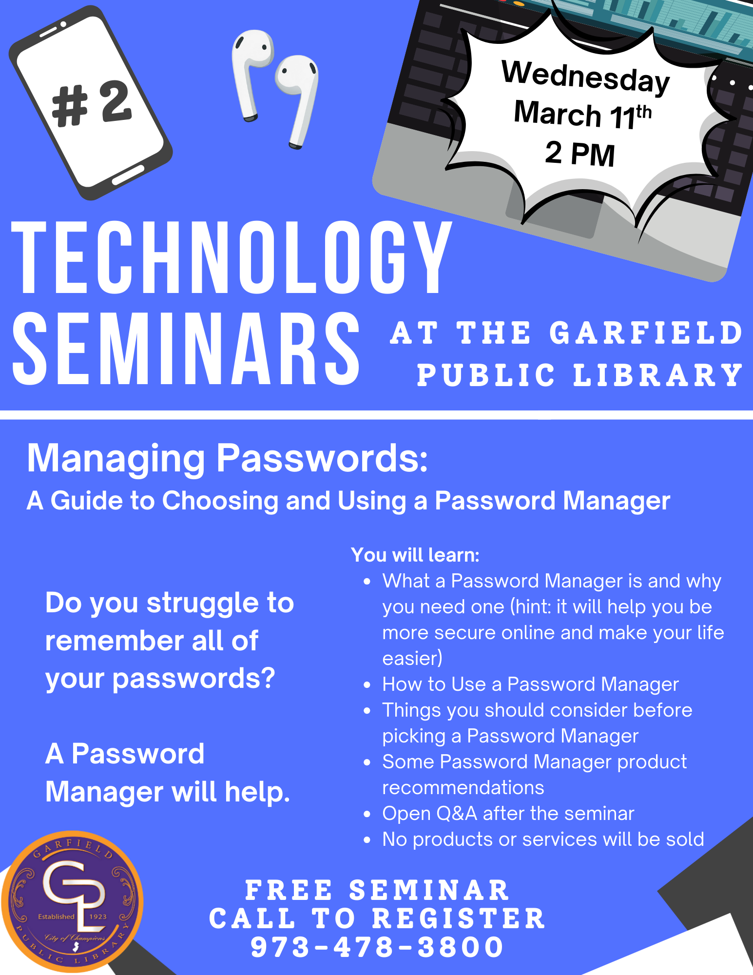 Technology Seminars - Managing Passwords