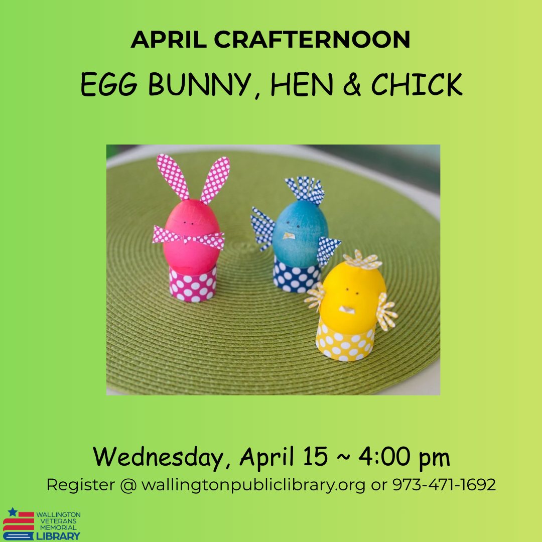 April Crafternoon: Egg Bunnies, Hens and Chicks