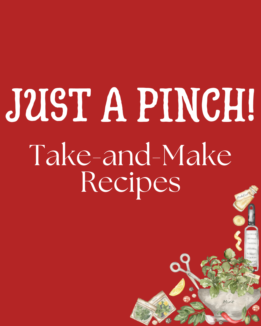 Just a Pinch! Spice Club: Retro Spices! @ Dennis