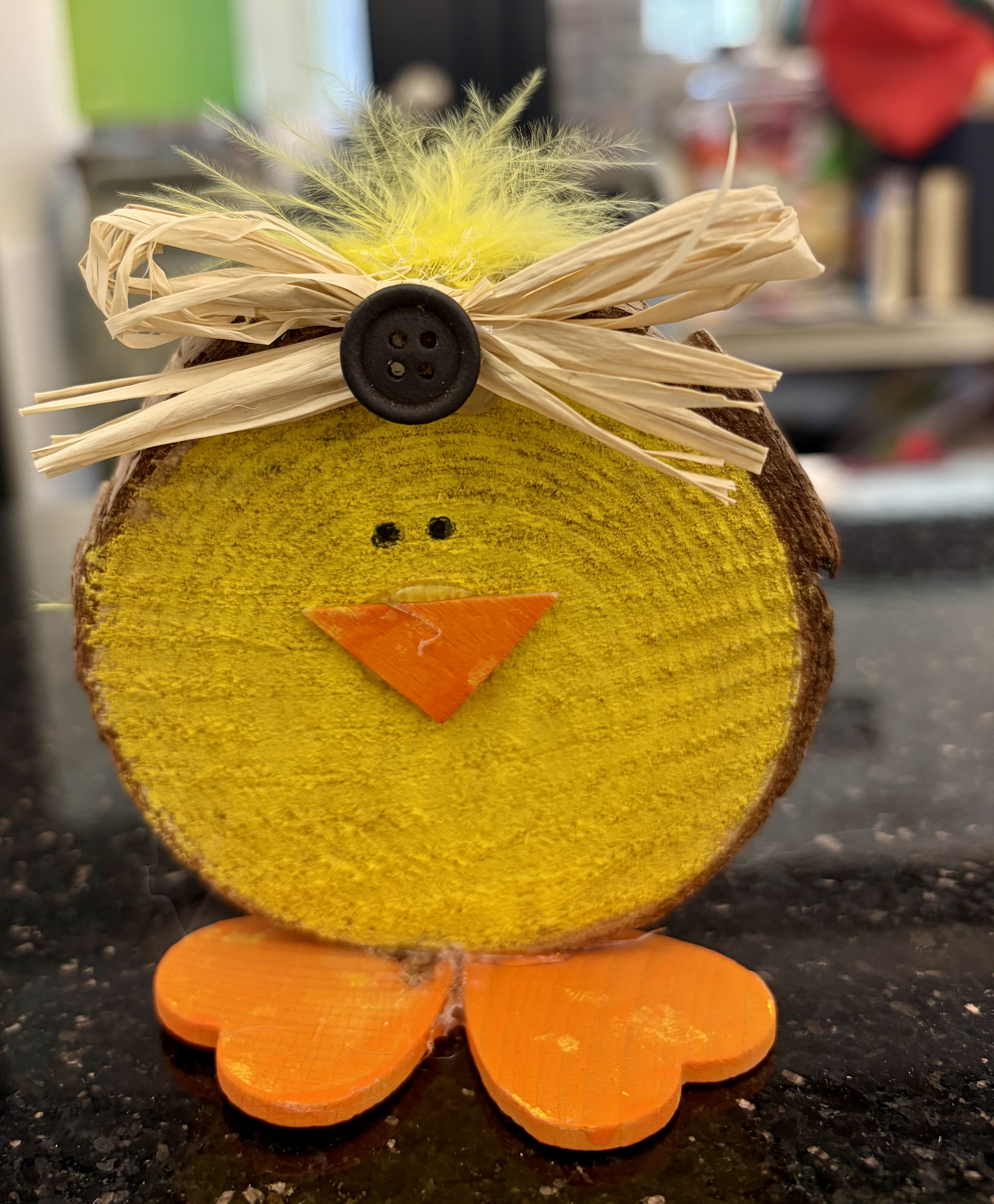 Make a Wooden Baby Chick with Rebecca